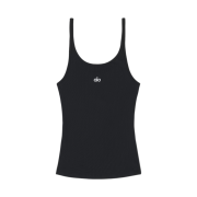 (W) Alo Yoga Ribbed Prosper Tank Black