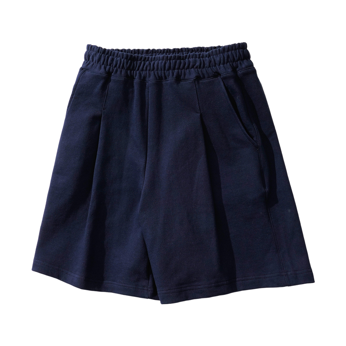JDSP1337_navy_29 FP142 One-tuck bermuda shorts navy JDSP1337