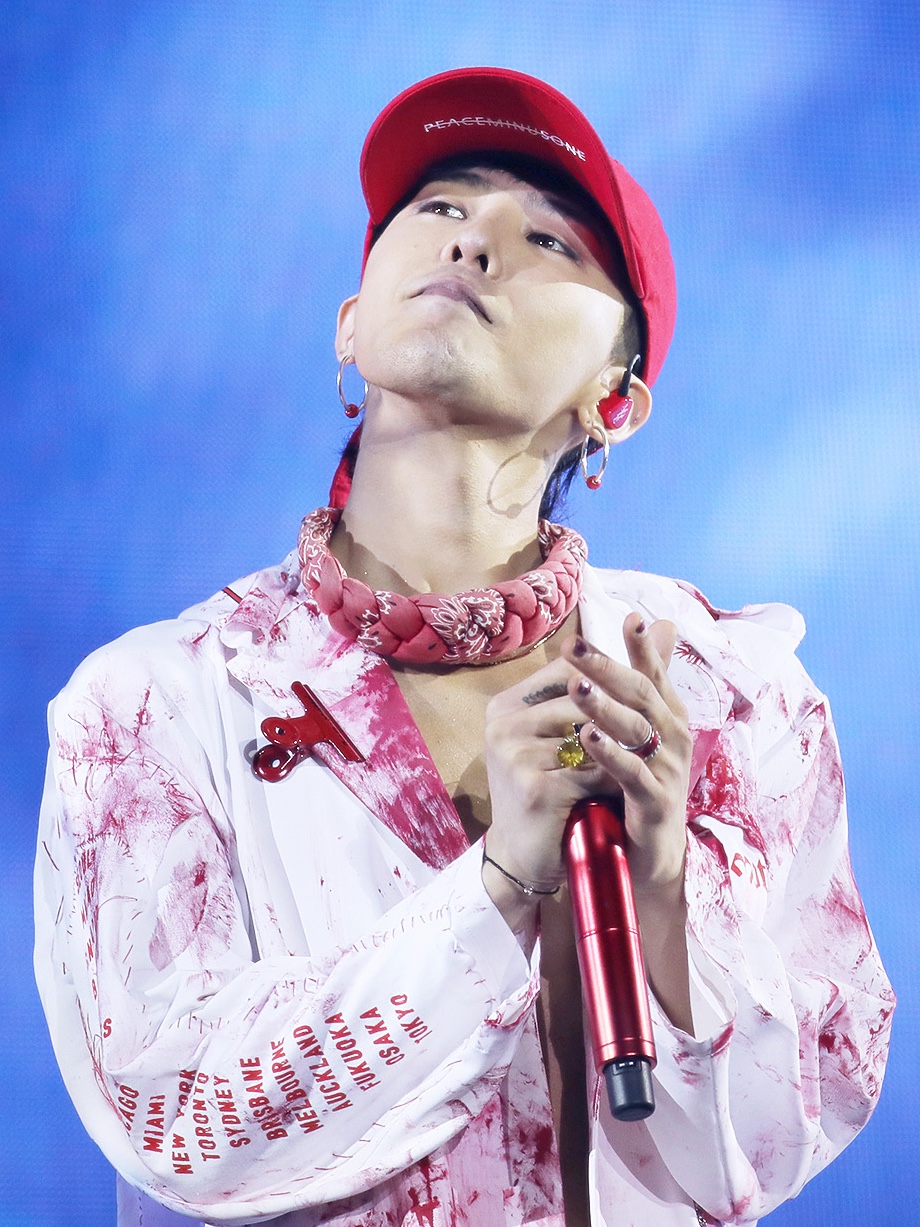 Peaceminusone PMO Cotton Cap #4 Red 착용 스타일 - 4