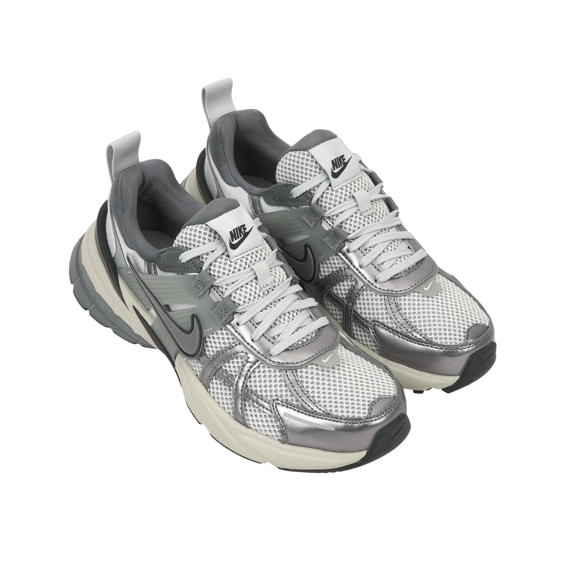 나이키 V2K 런 퓨어 플래티넘 울프 그레이(Nike V2K Run Pure Platinum Wolf Grey) - 4