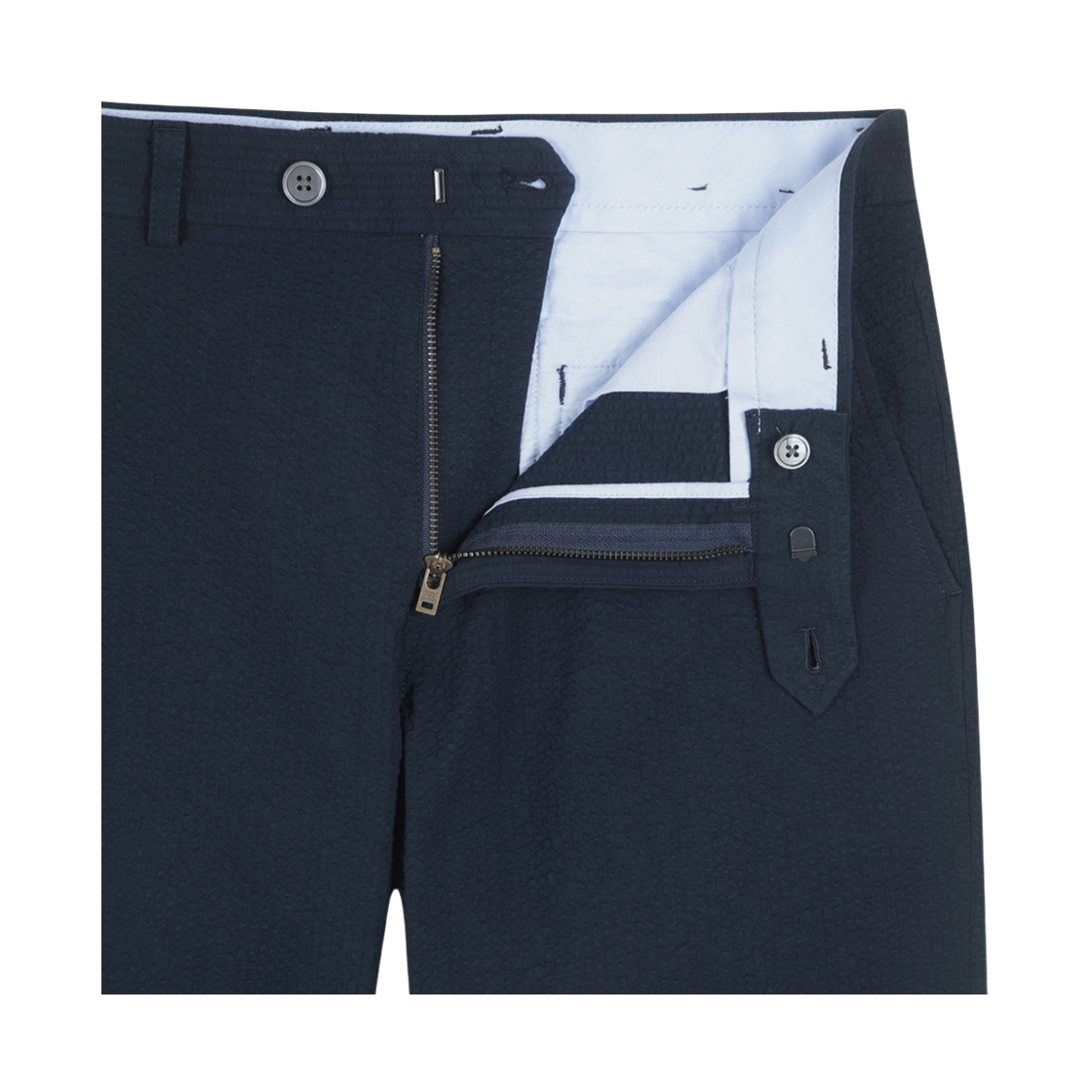 브룩스브라더스 코튼 시어서커 쇼츠 네이비(BrooksBrothers Cotton Seersucker Shorts Navy) - 6