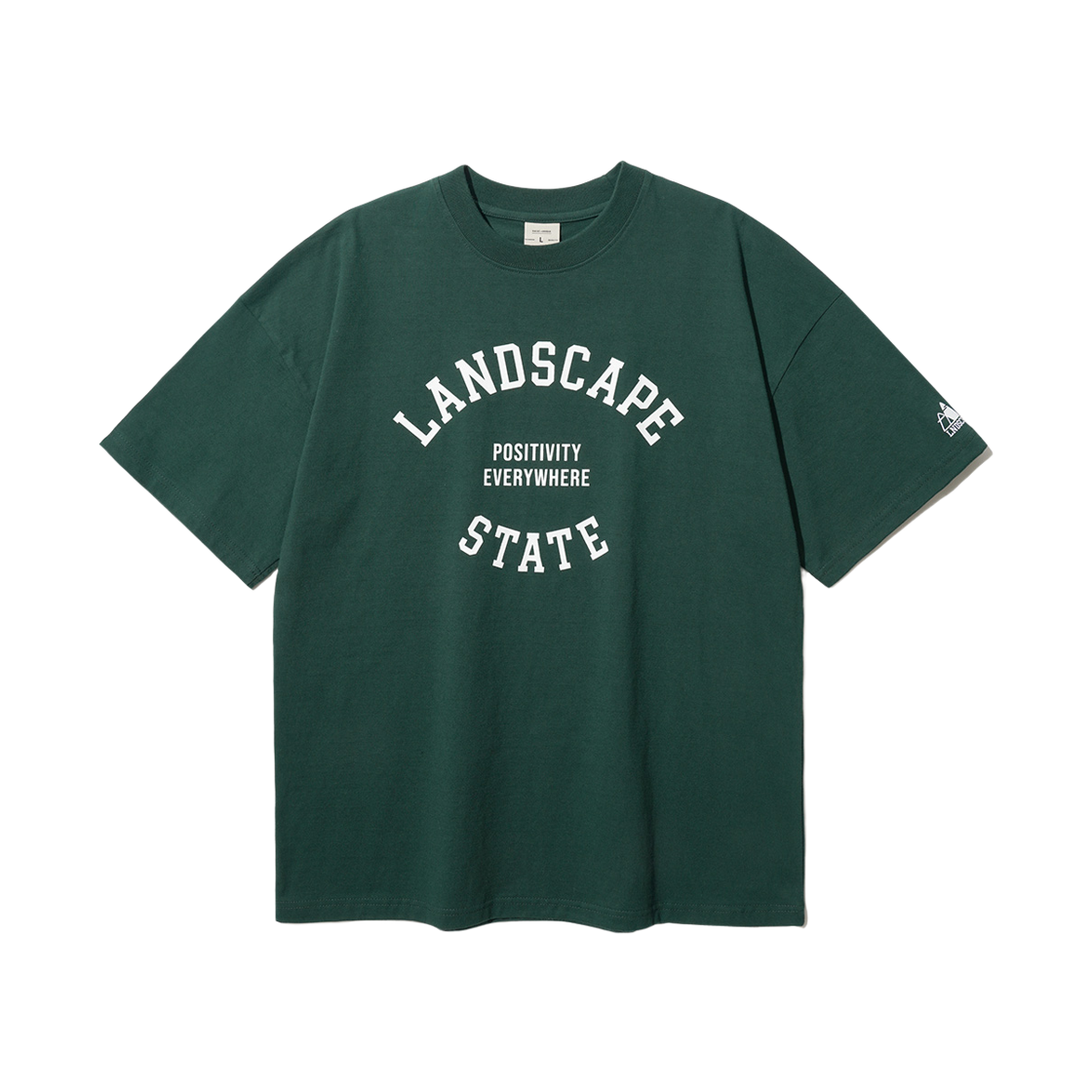 YKST1355_green_29 FP142 Lands half sleeve T-shirt green YKST1355