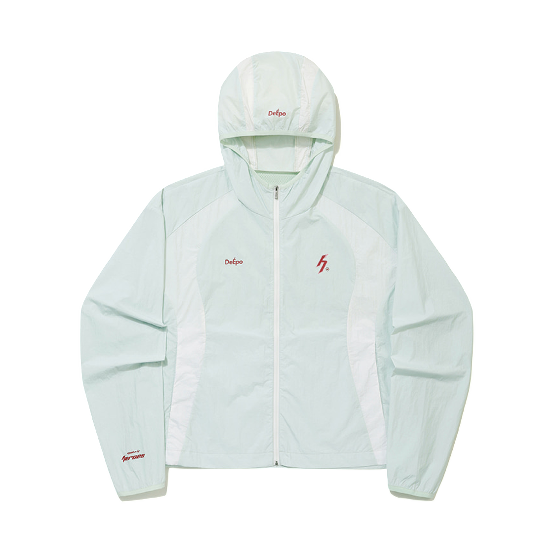 키움 히어로즈 x 디에포 26 경량 후드 바람막이 민트(Kiwoom Heroes x DeEpo 26 Lightweight Hooded Windbreaker Mint) - 1