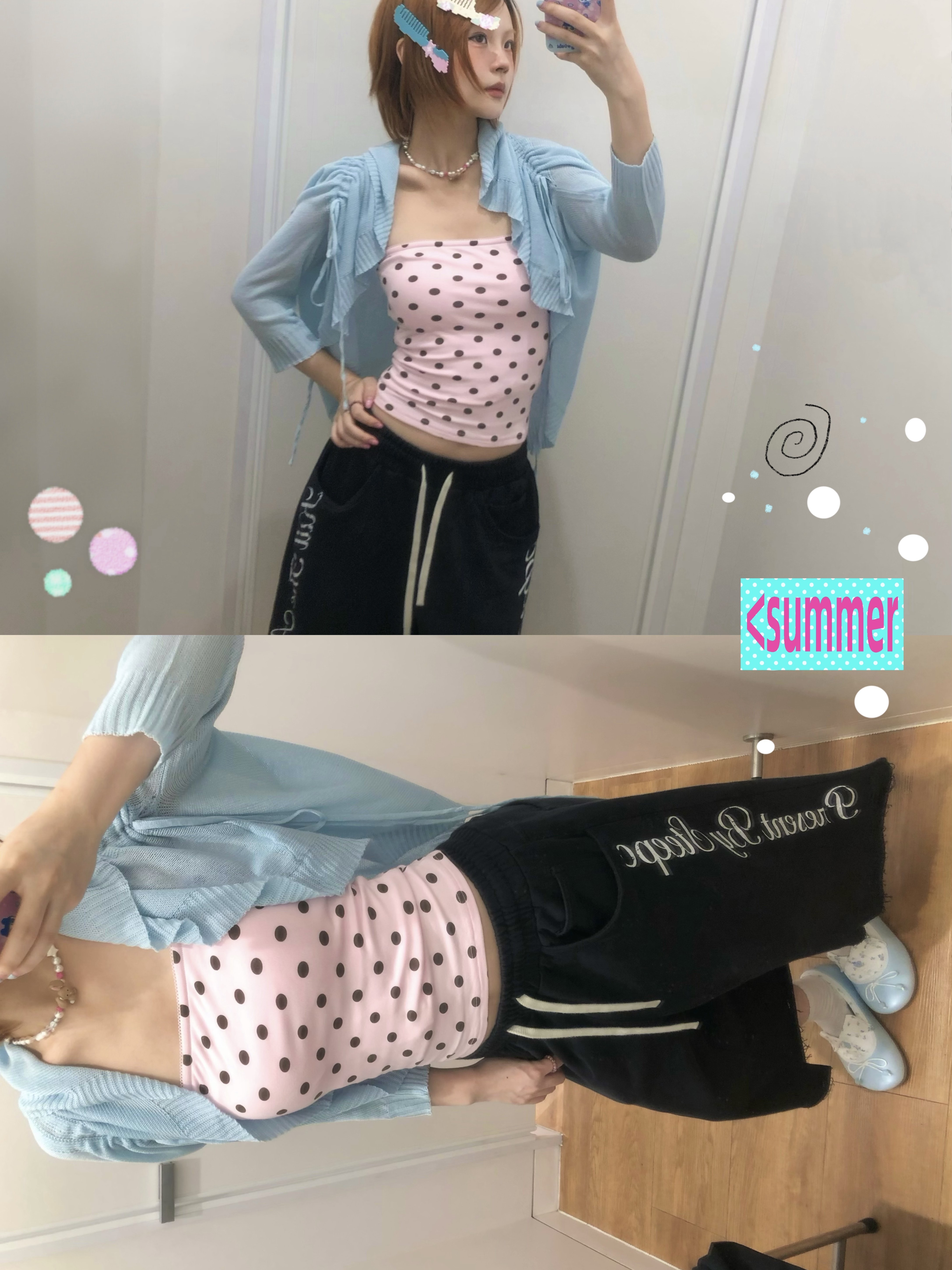 STEEPC Monday*Bermuda Pants 착용 스타일 - 1