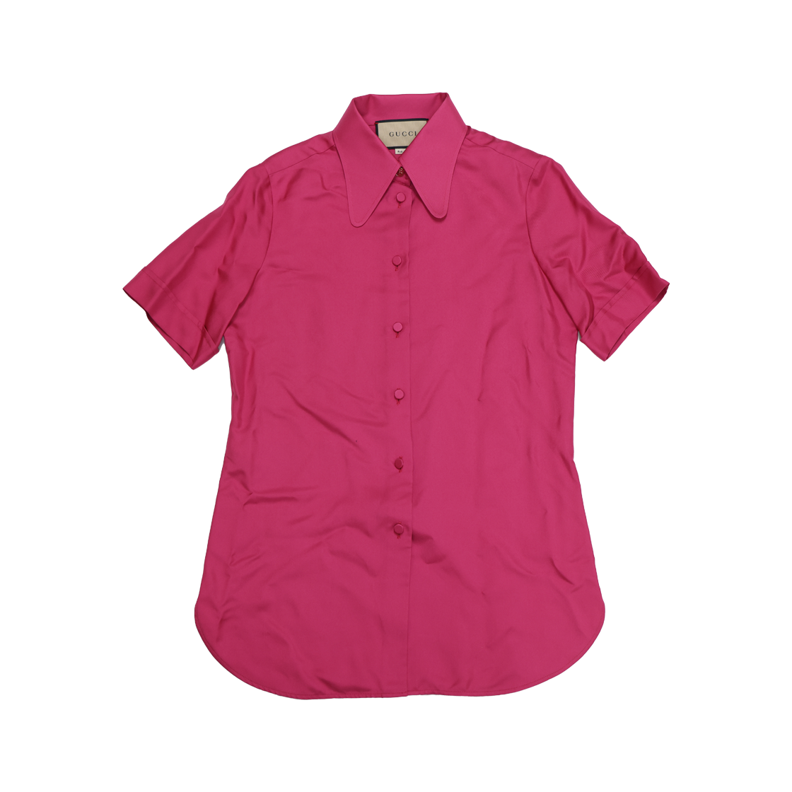 ITHBDVG8KJG8 Gucci Silk Pink Blouse