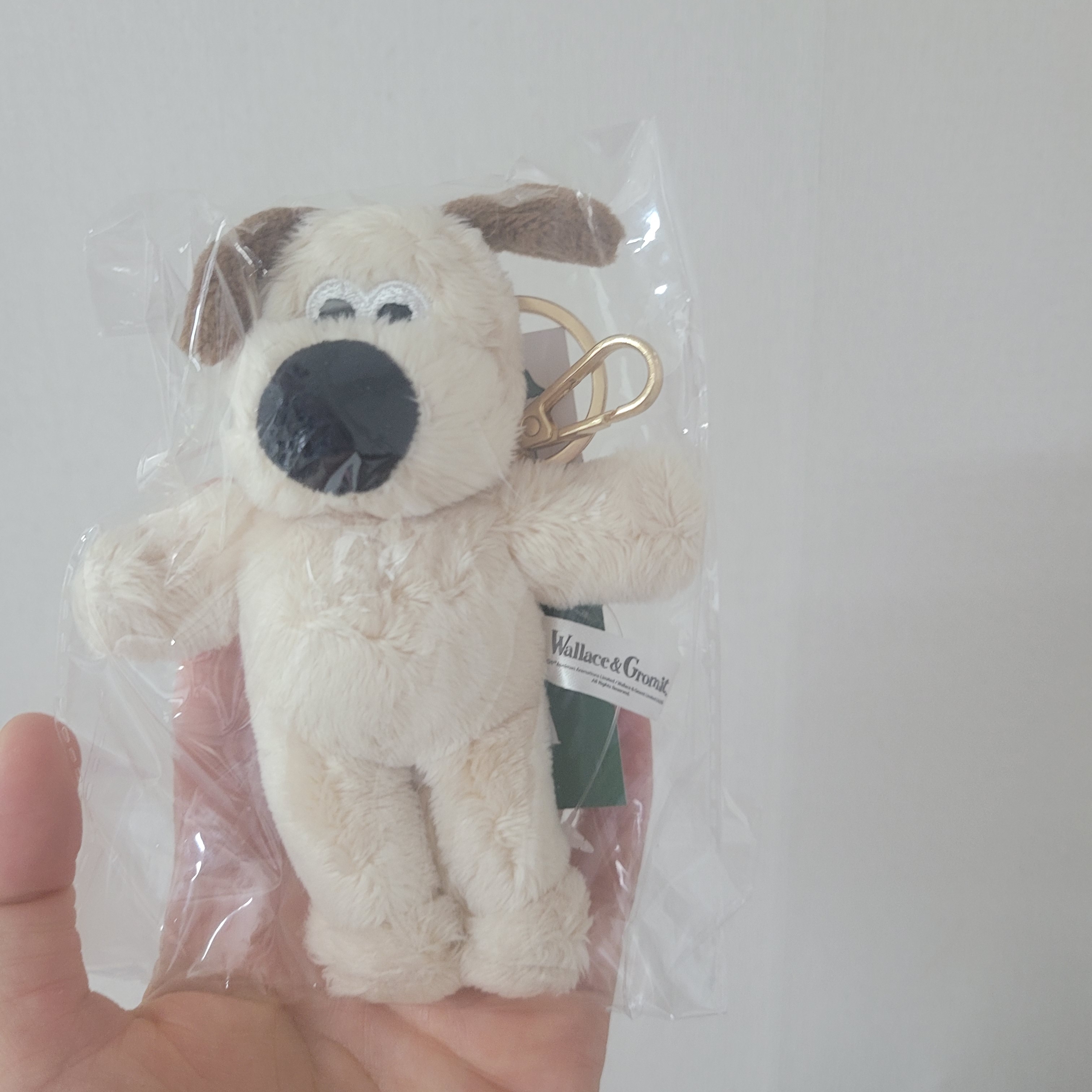 Dream C&C Wallace & Gromit Mini Keyring Plush 12cm 착용 스타일