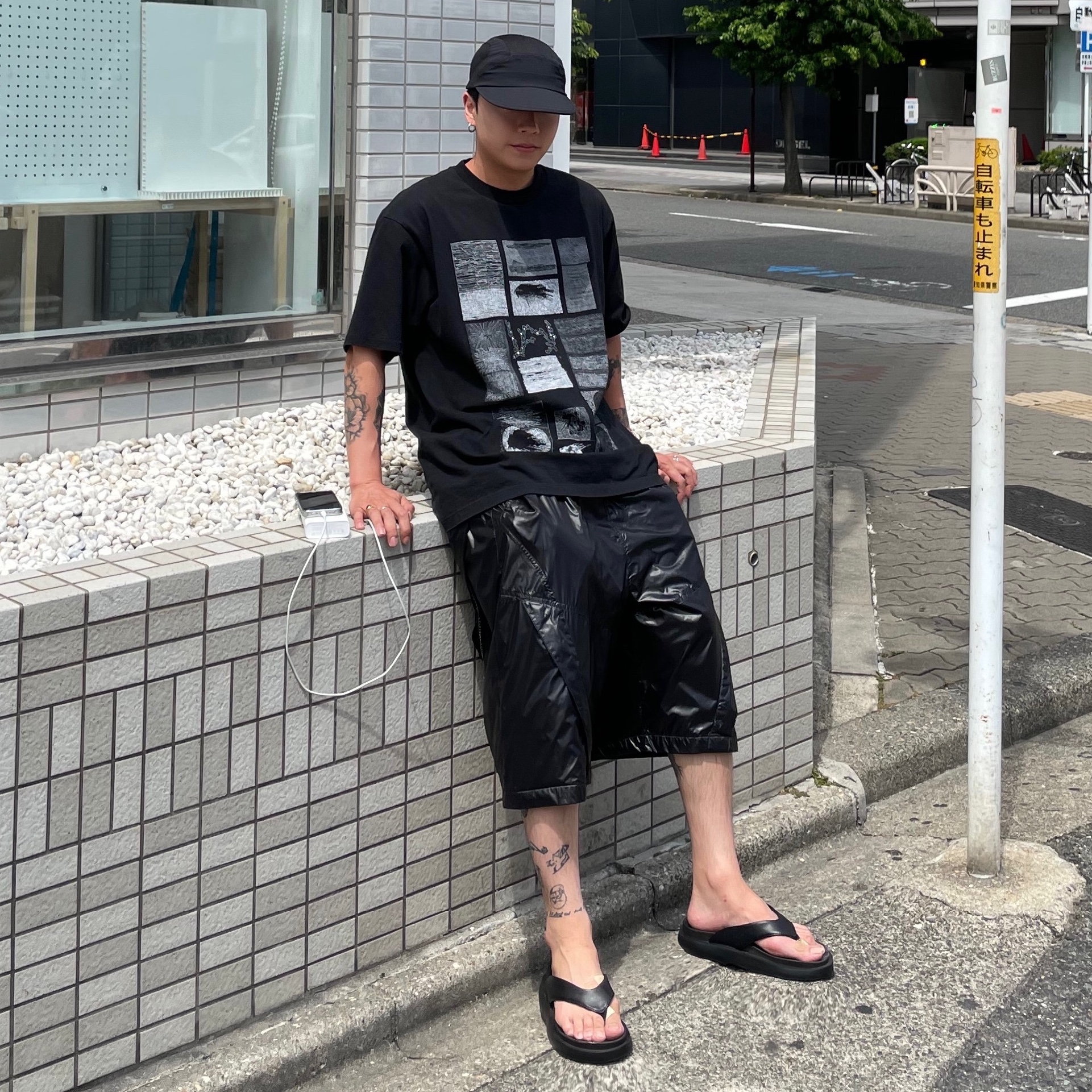 Cayl x Miwangyeong Light Cap Black 착용 스타일