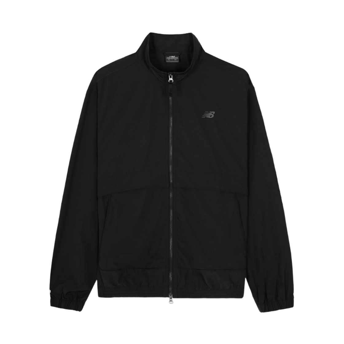 NBNAG31803-19 New Balance Essentials Heritage Stand Neck Warm Up Jacket Black