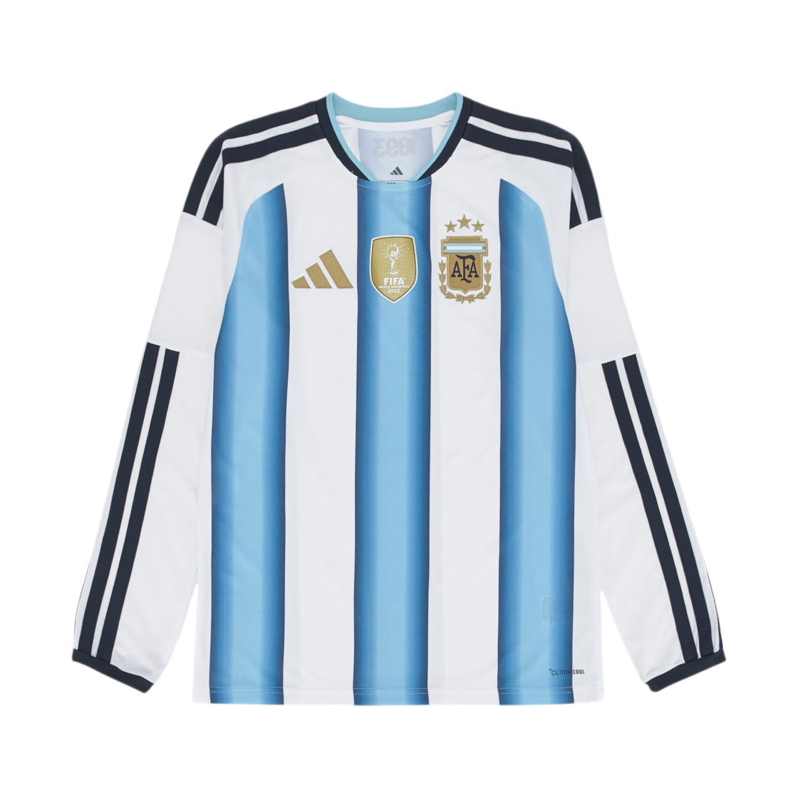 아디다스 아르헨티나 2026 롱슬리브 홈 저지 - KR 사이즈 (논 마킹 버전)(Adidas Argentina 2026 Home Long Sleeve Jersey - KR Sizing (Non Marking Ver.))