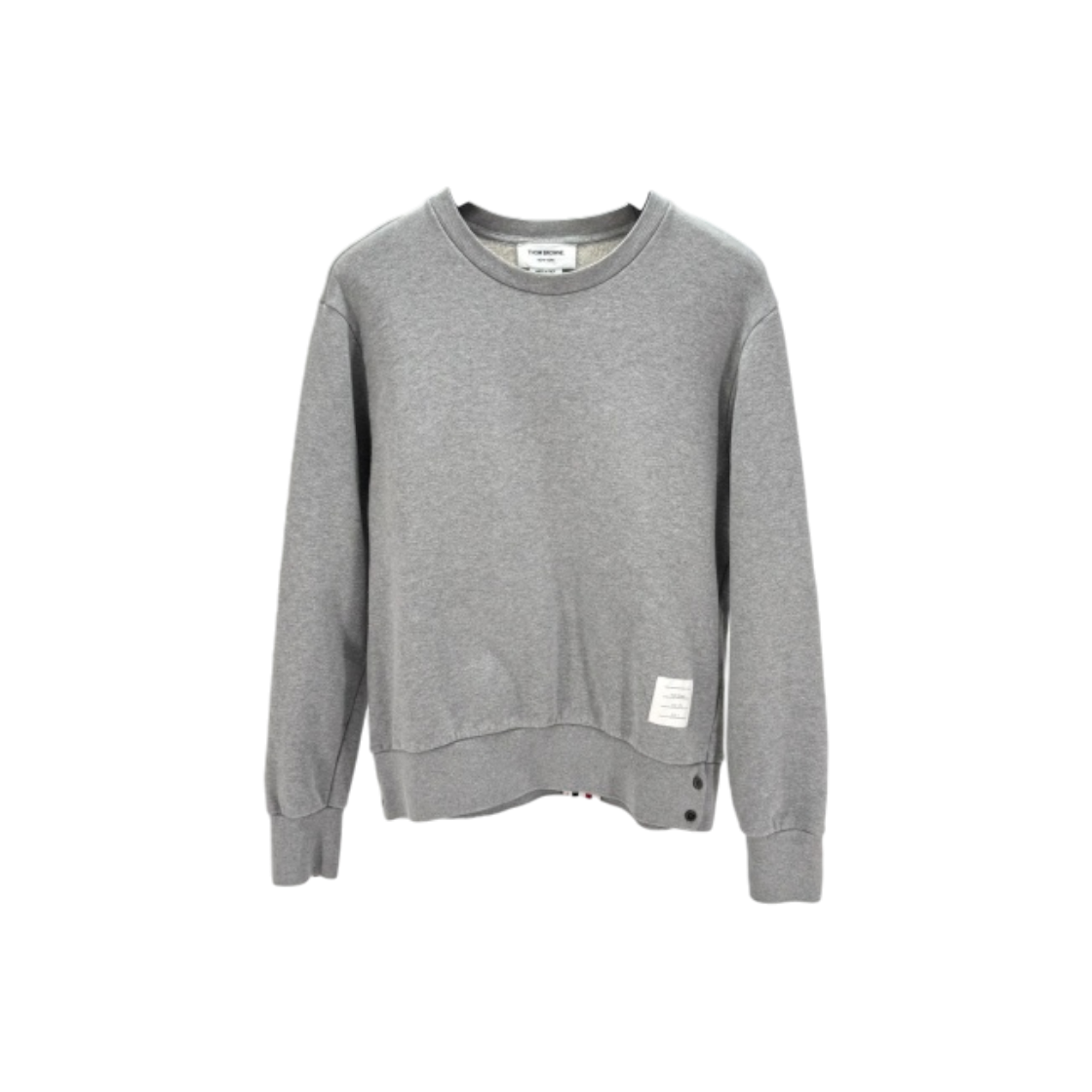 ITRFRFHQ2GPM Thom Browne Three Stripe Sweatshirt Gray MJT085A