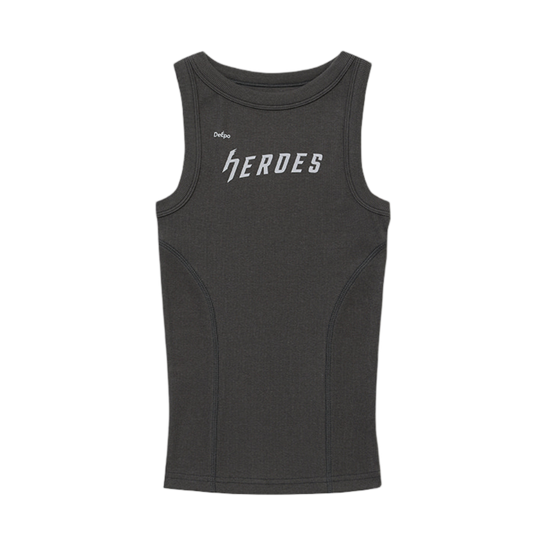 키움 히어로즈 x 디에포 26 골지 슬리브리스 차콜(Kiwoom Heroes x DeEpo 26 Ribbed Sleeveless Charcoal) - 1