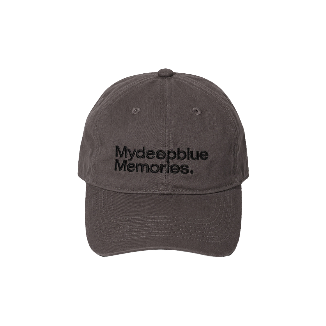 마이딥블루메모리즈 메모리즈 워시드 캡 차콜(MydeepblueMemories Mm My Memories Washed Cap Charcoal)