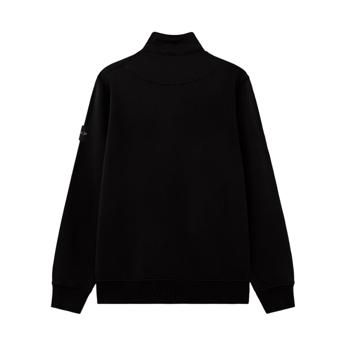 스톤 아일랜드 6100070 오가닉 코튼 플리스 레귤러 핏 하프 집 스웨트셔츠 블랙 - 26FW(Stone Island 6100070 Organic Cotton Fleece Regular Fit Half Zip Sweatshirt Black - 26FW) - 2