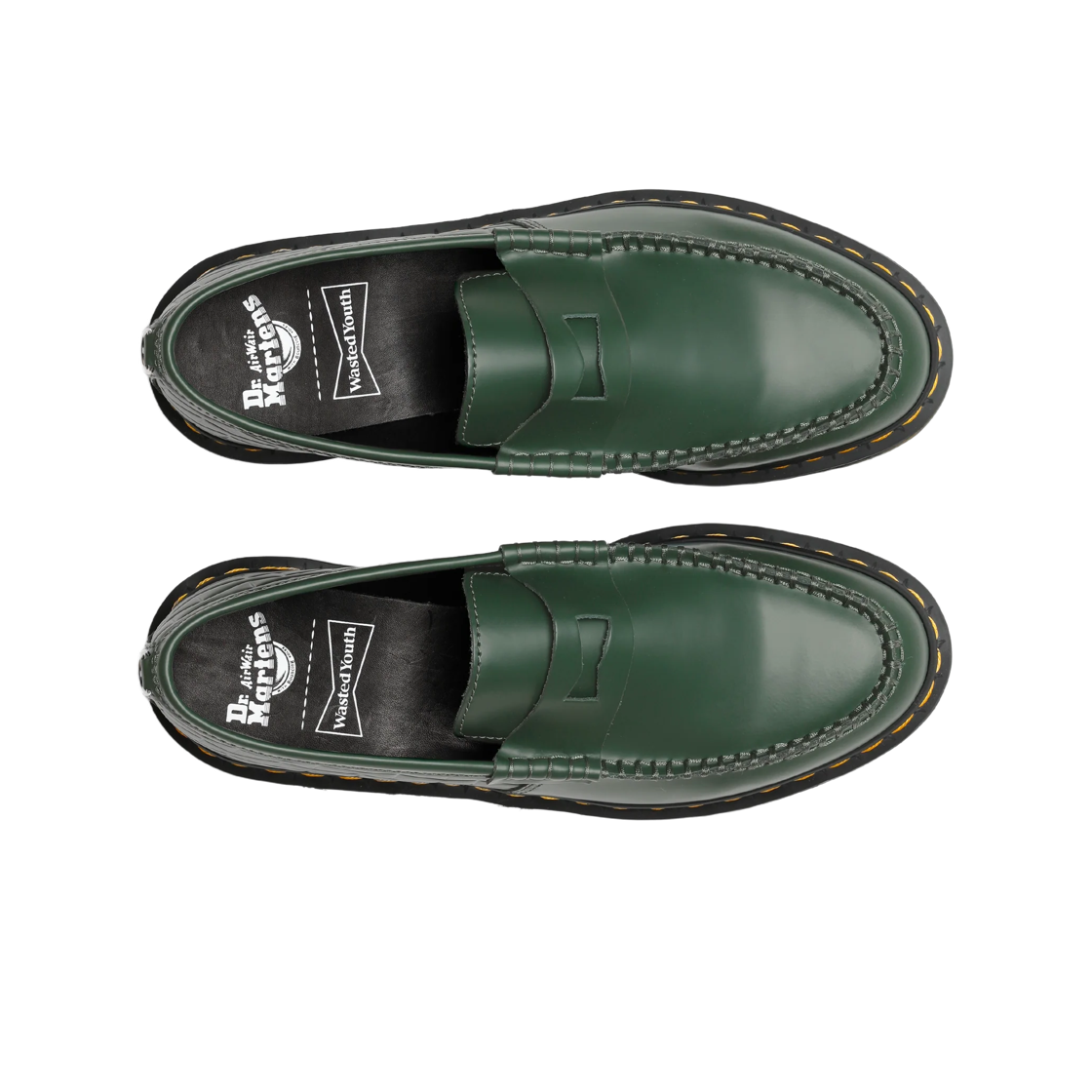 닥터마틴 x 웨이스티드 유스 펜톤 로퍼 스무스 레더 그린(Dr. Martens x Wasted Youth Penton Loafer Smooth Leather Green) - 2