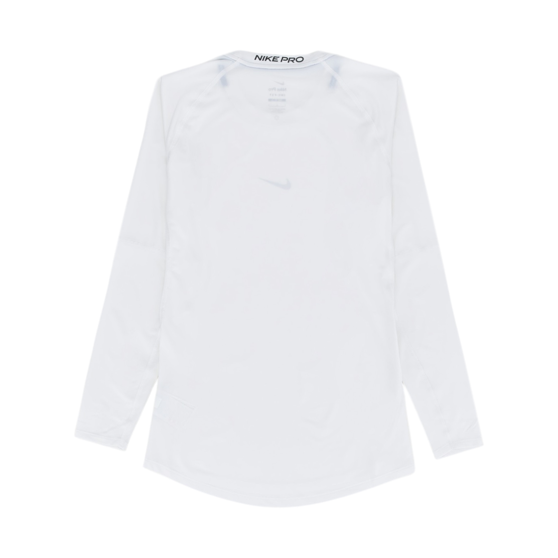 나이키 프로 드라이핏 피트니스 롱슬리브 탑 화이트 블랙 - 아시아(Nike Pro Dri-Fit Fitness Long Sleeve Top White Black - Asia) - 2