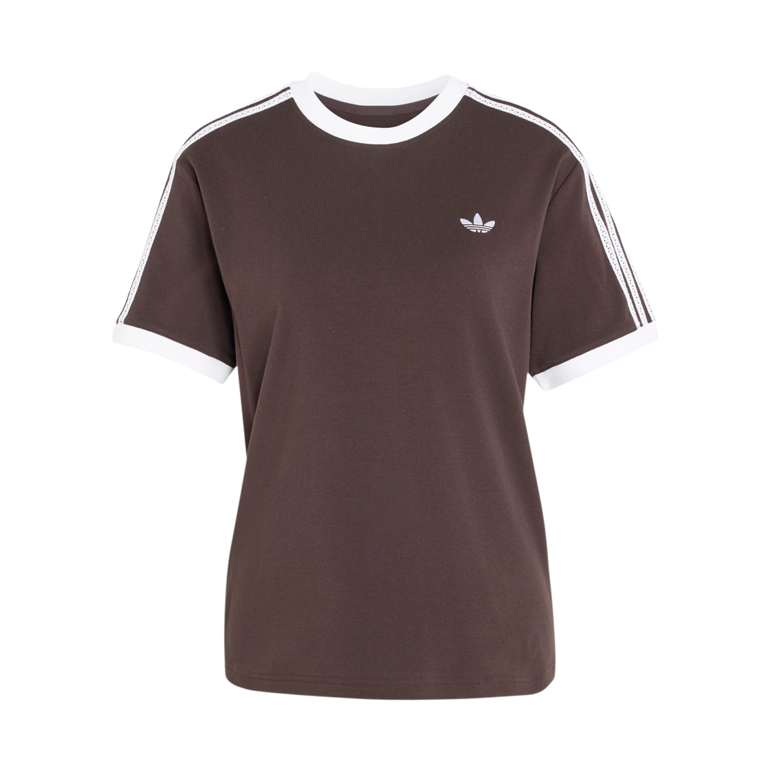 KX1883 (W) Adidas 3-Stripes T-Shirt Aurora Coffee - KR Sizing