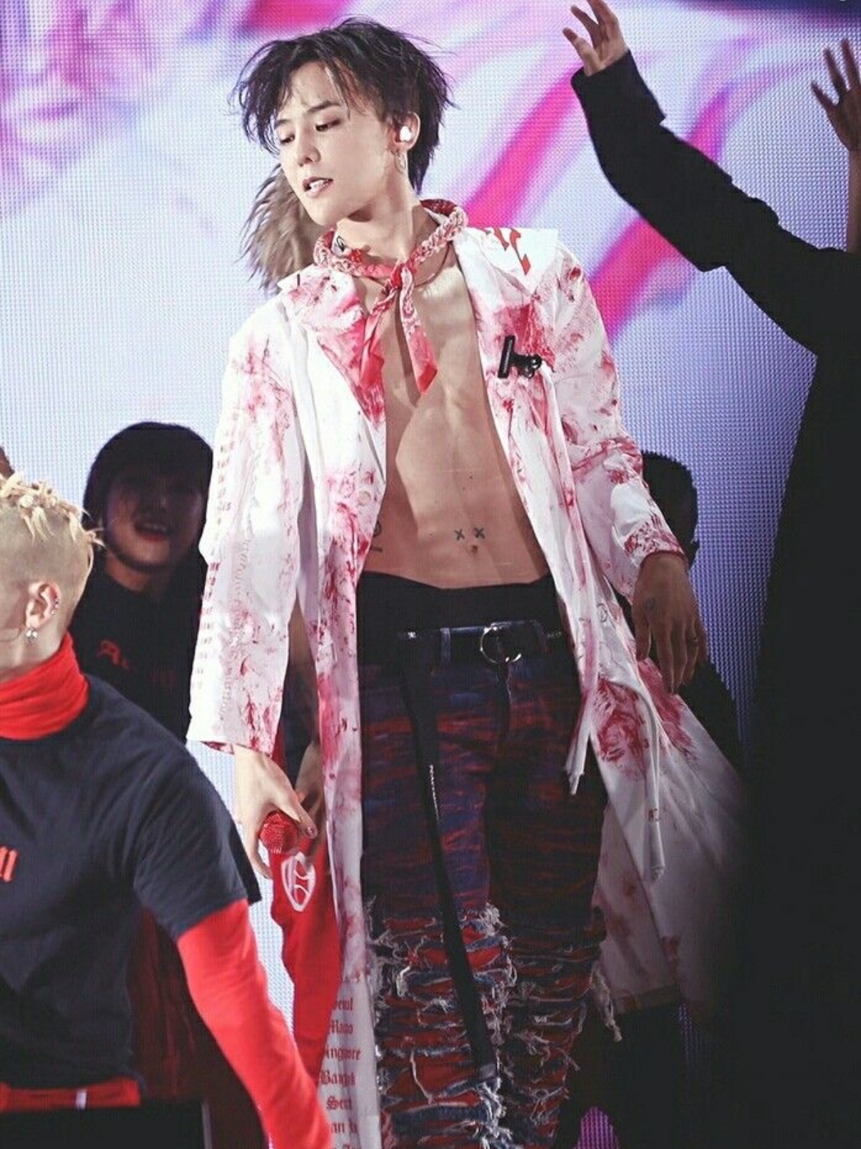 Peaceminusone O-Ring Belt #2 Black 착용 스타일 - 5