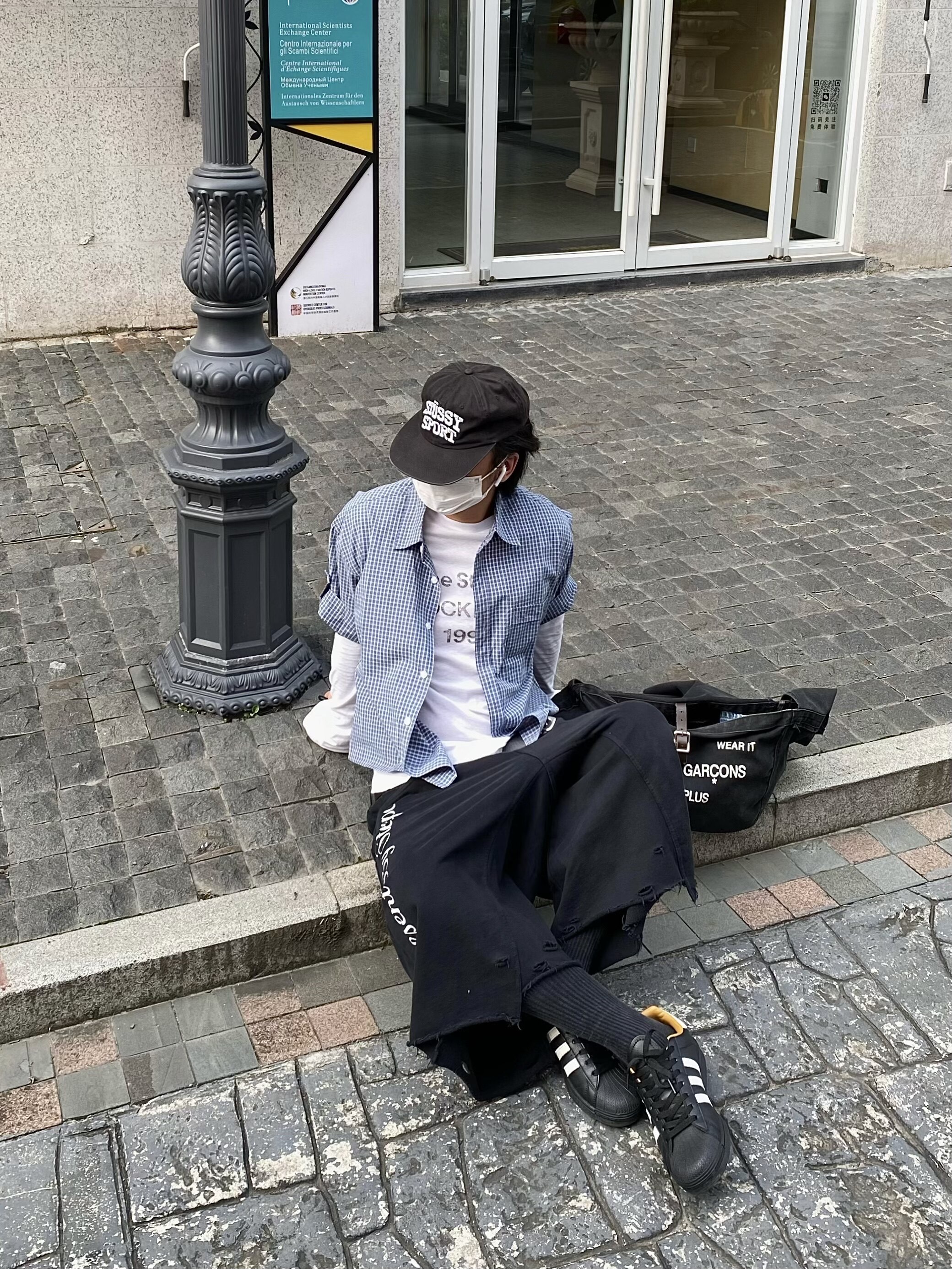 STEEPC Monday*Bermuda Pants 착용 스타일 - 4