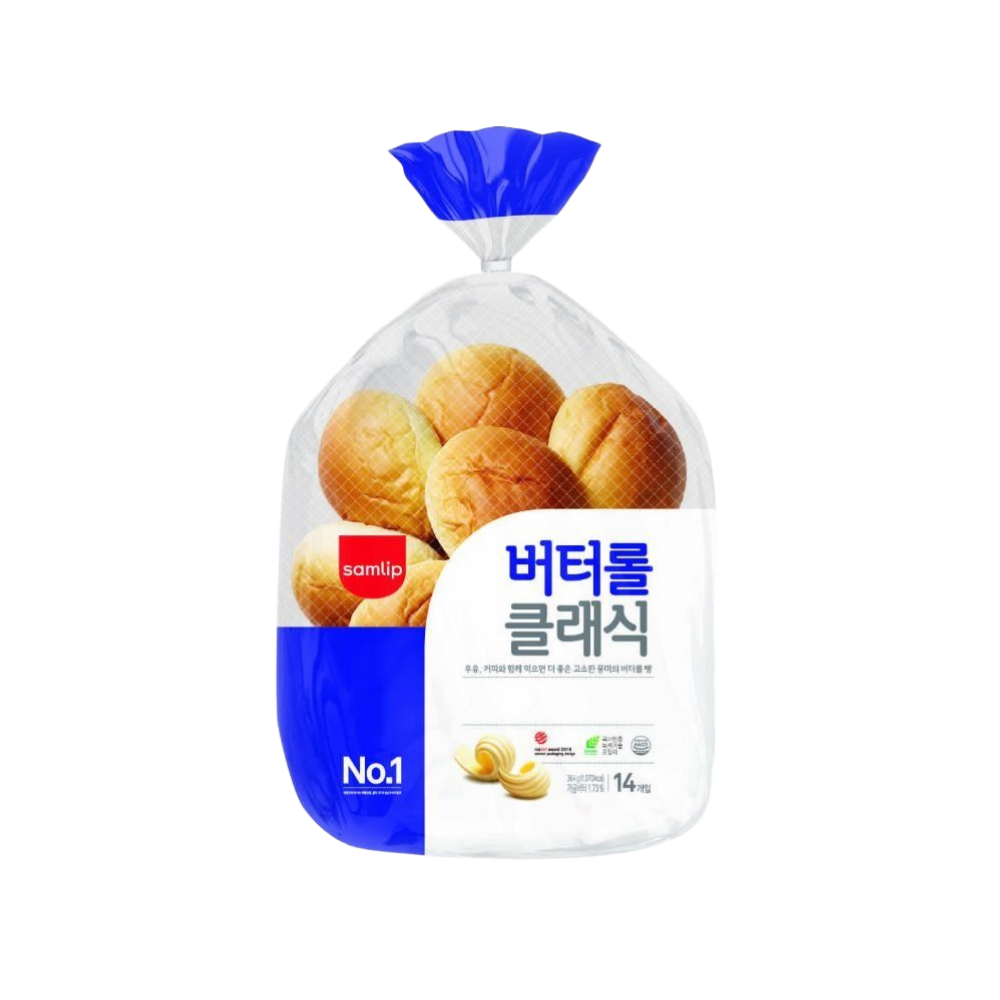삼립 버터롤 364g 14입 4봉 (56개입)(Samlip Butter Roll 364g, 14 pieces × 4 packs (56 pieces))