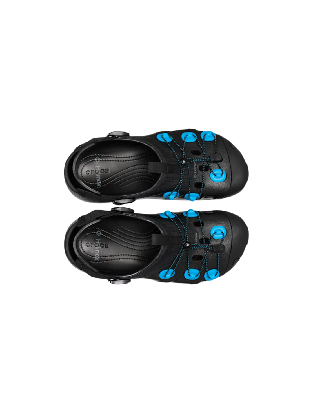 Crocs x Helinox Quick Trail Clog Black 착용 스타일 - 2