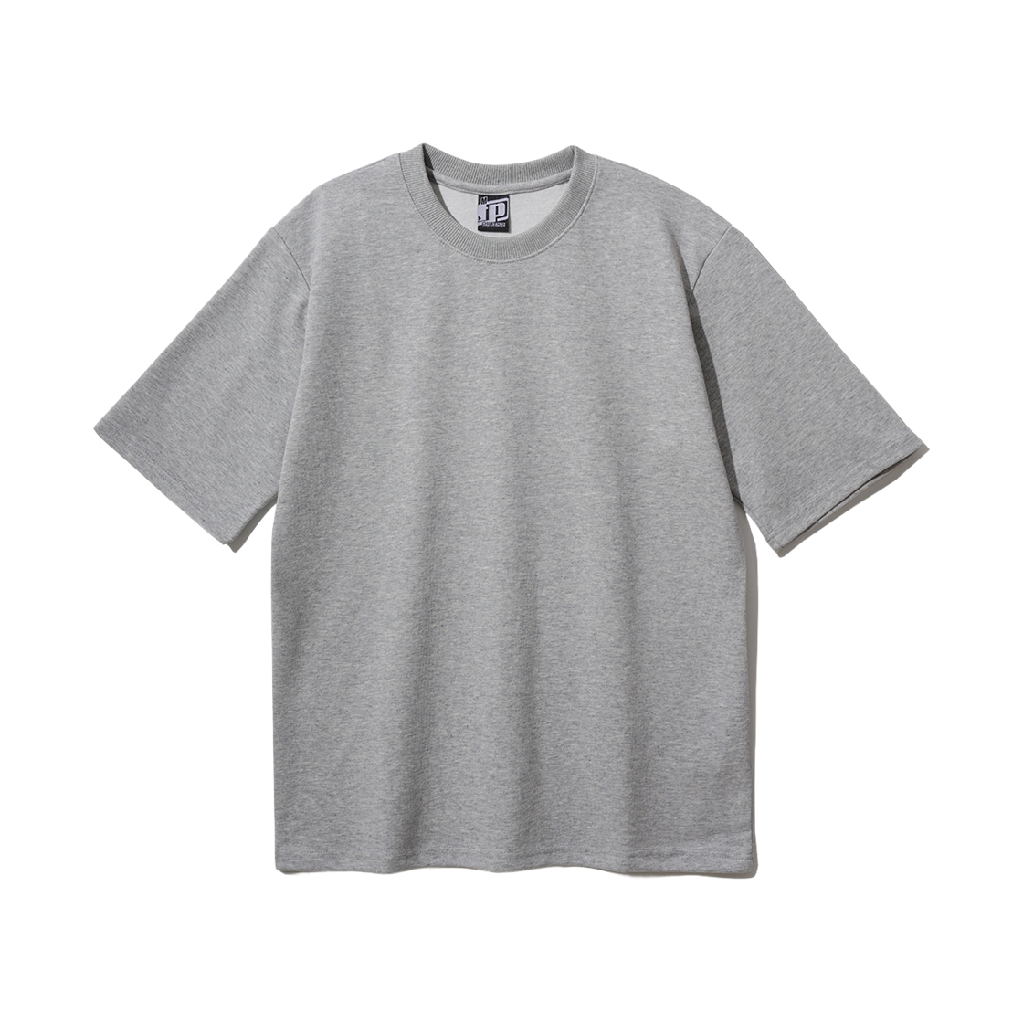 KHST1011_gray_k FP142 Double Cotton Muji Short Sleeve Gray KHST1011