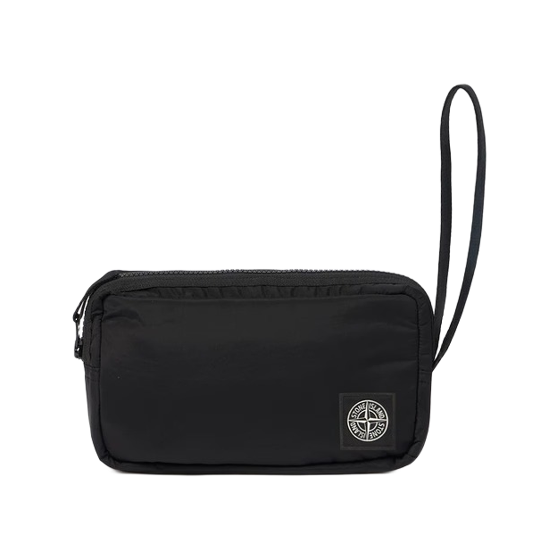 L2S1592000-19S0251-V0029 Stone Island 9200019 Coated Nylon Metal in Econyl Wrist Pouch with Internal Pockets and Zip Closure Black - 26FW