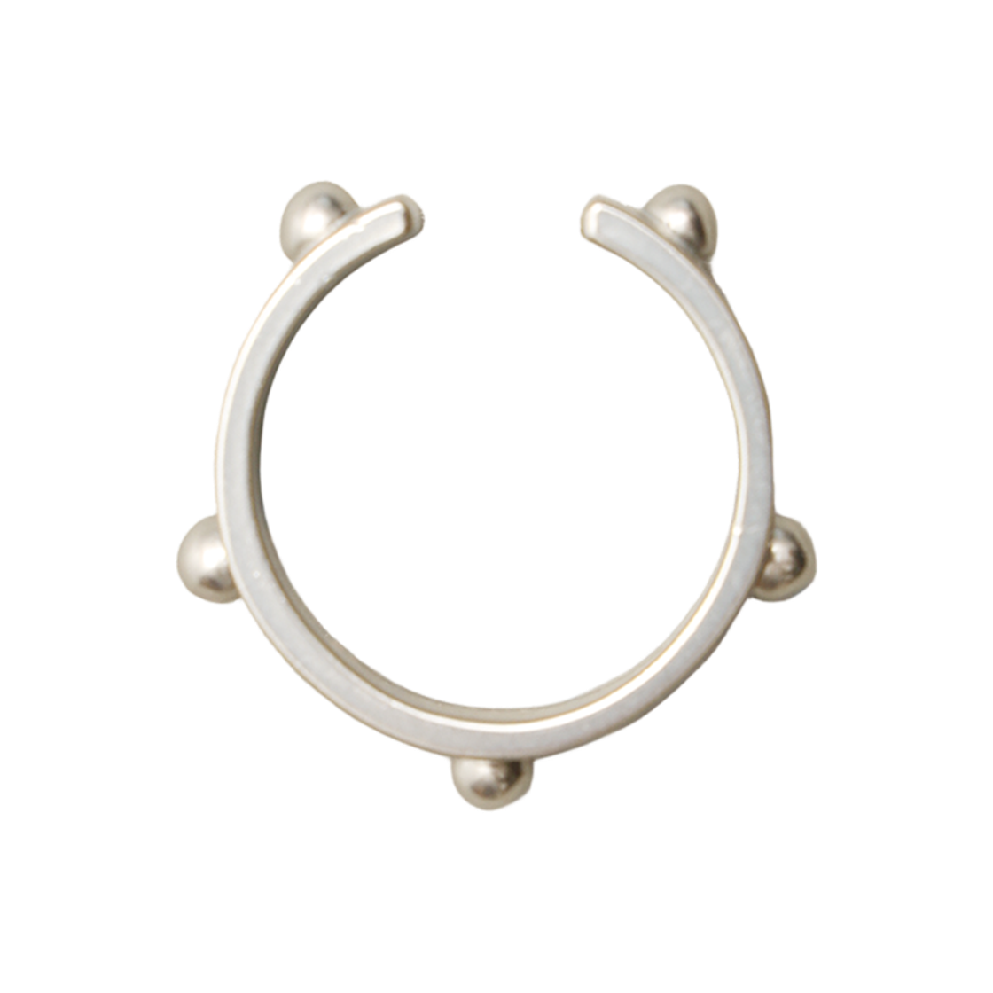 토우토우아카이브 밀렛 커프 반지 실버(TOWTOW.ARCHIVE Millet Cuff Ring Silver) - 2