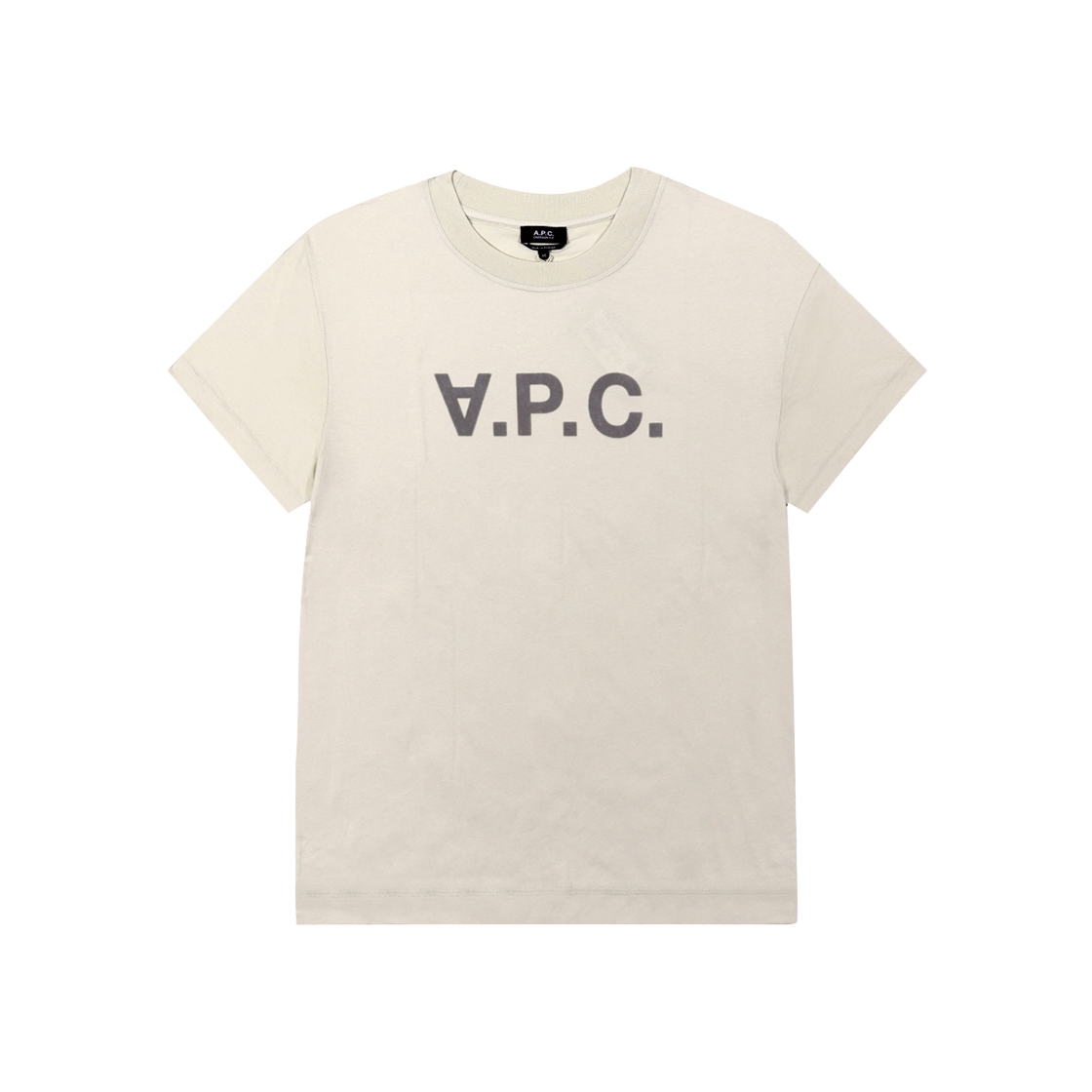 [25% 쿠폰] 아페쎄 오버사이즈 그랜드 VPC 티셔츠 퍼티([25% 쿠폰] A.P.C. Oversize Grand VPC T-Shirt Putty)