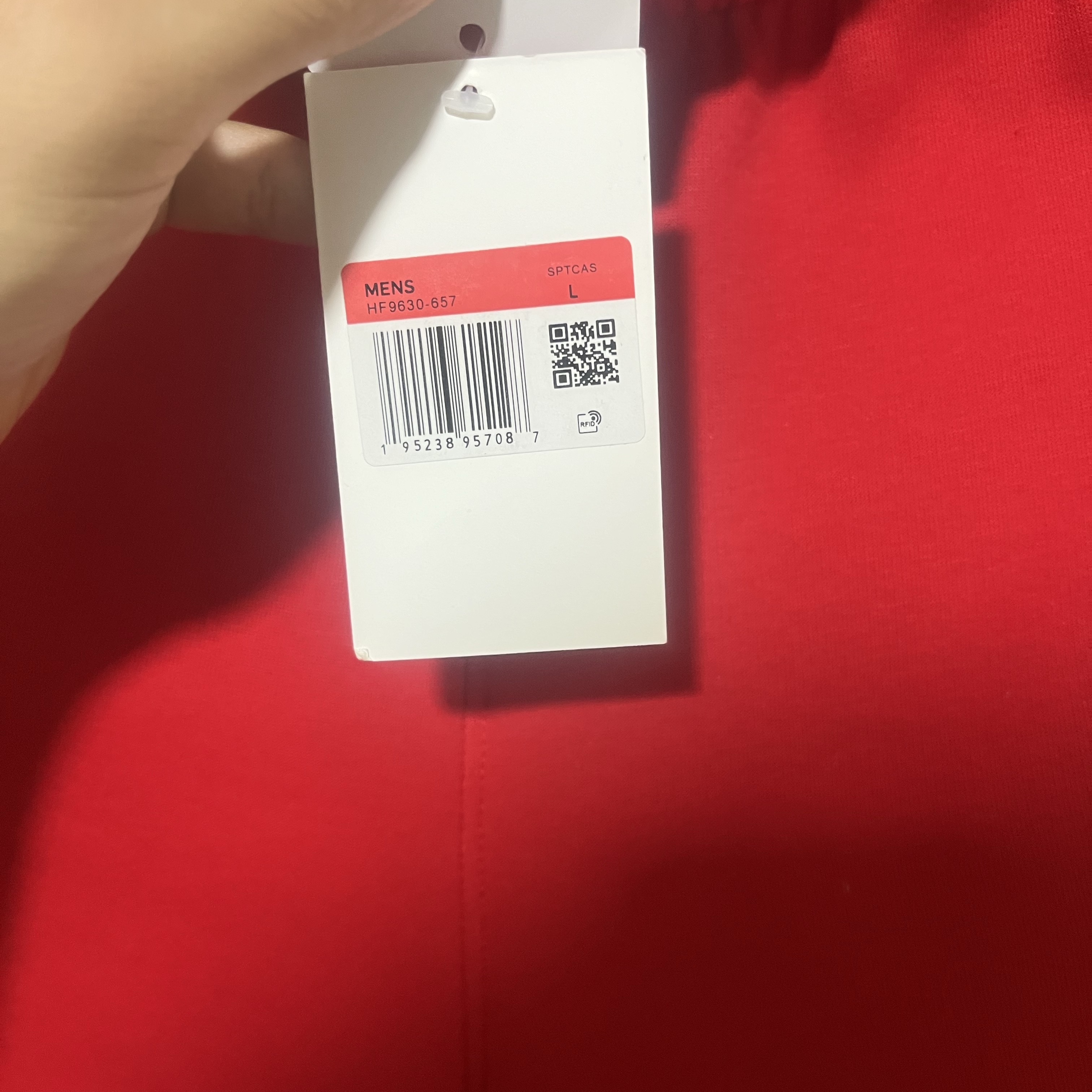 Supreme x Nike Sweatpant Red - 25SS 착용 스타일 - 3