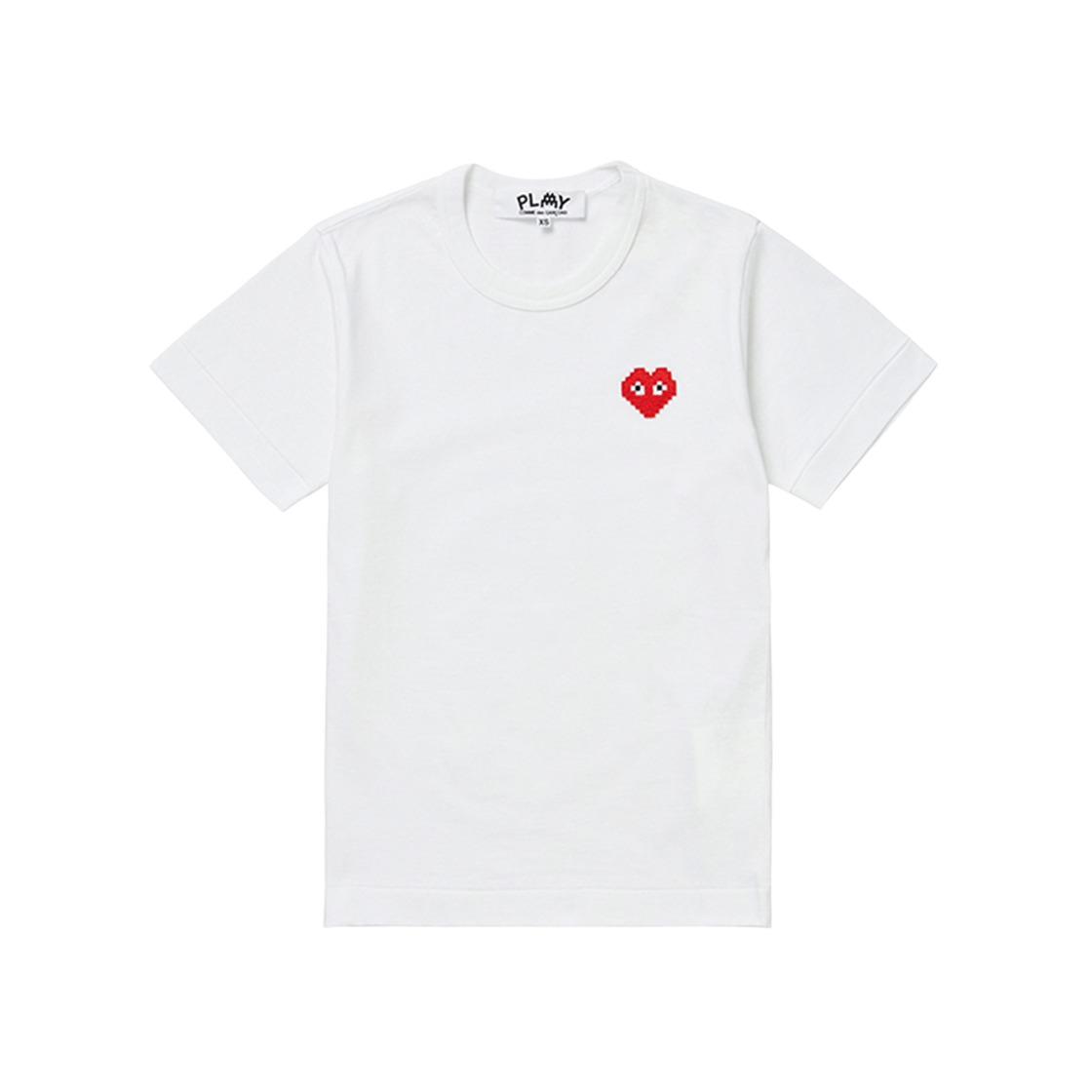 P1T322 3 [25% 쿠폰] Play Comme des Garcons x Invader T-Shirt White