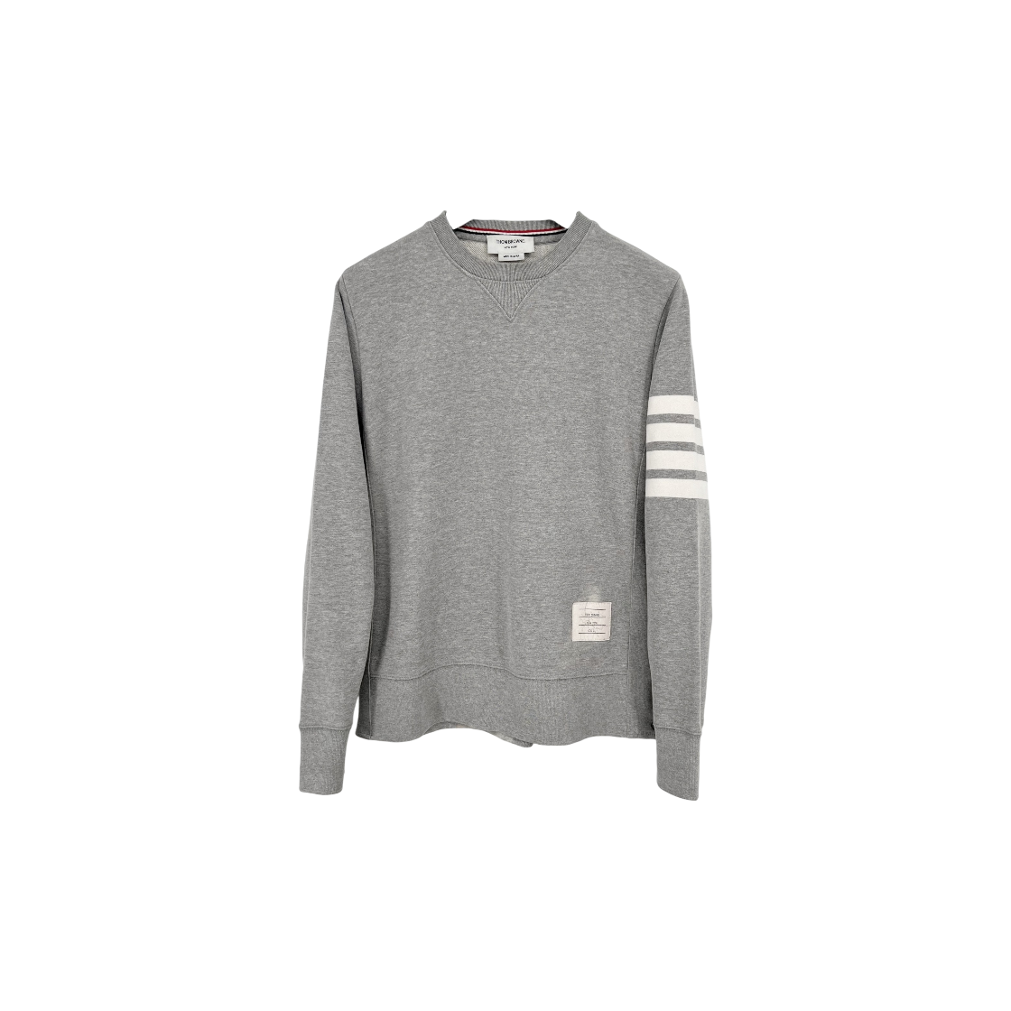 톰브라운 사선 맨투맨 그레이(Thom Browne Diagonal Sweatshirt Gray)