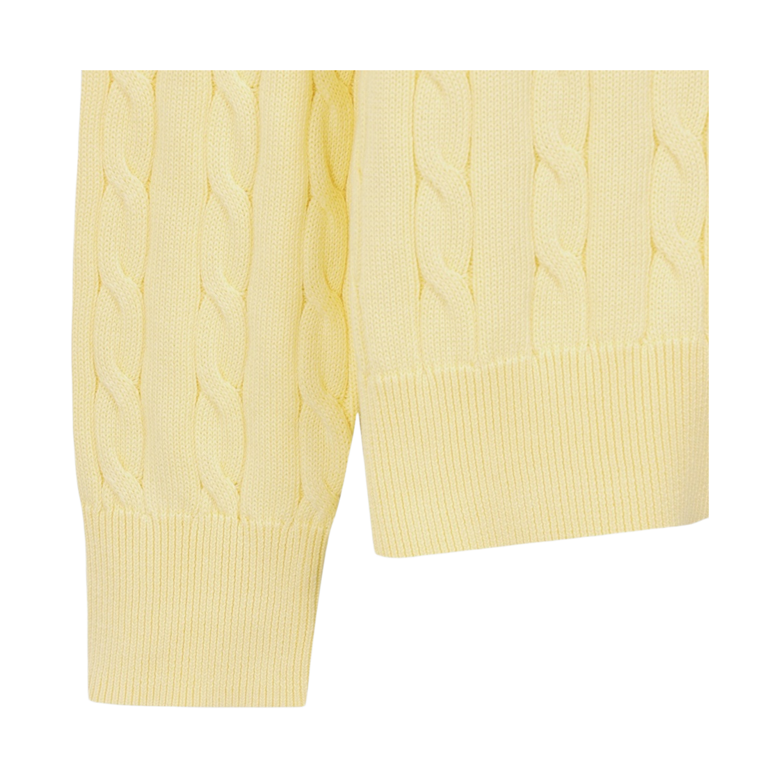 브룩스브라더스 케이블 반집업 스웨터 옐로우(BrooksBrothers Cable Half Zip Sweater Yellow) - 5