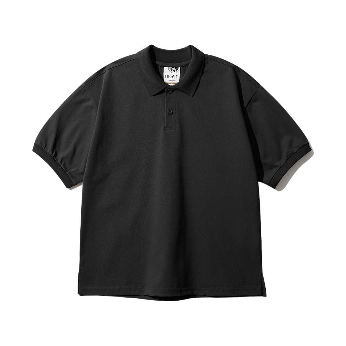 ISST1568_black_29 FP142 Uhdont Silket Collar Short Sleeve Black ISST1568