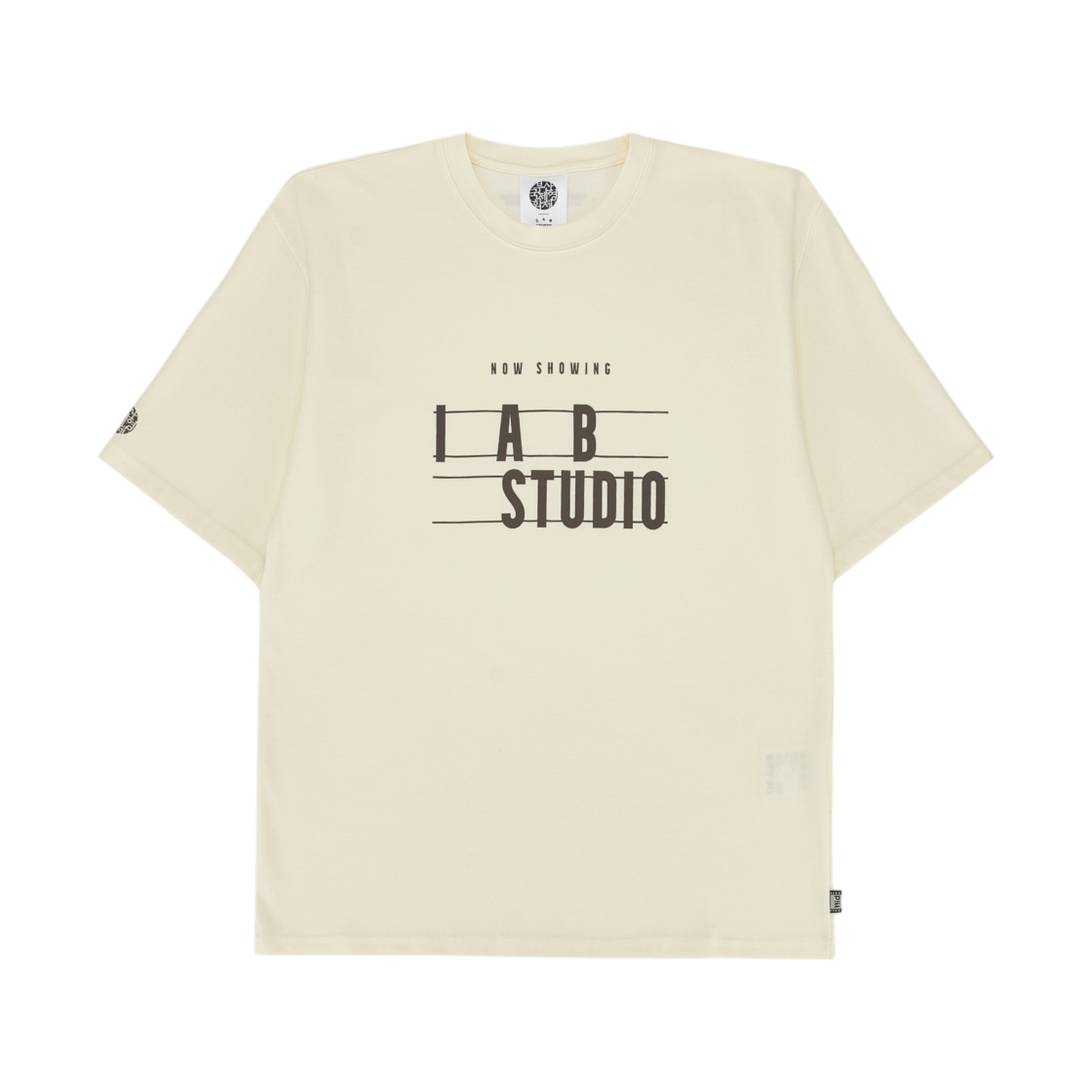 - IAB Studio x p!tt Now Showing T-shirt Ivory