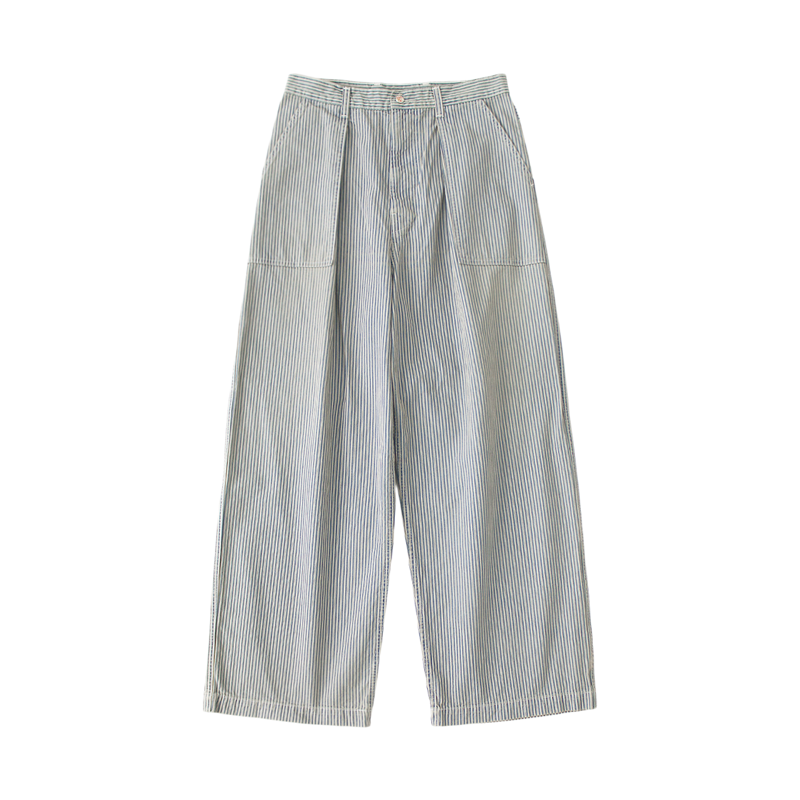 K2604LP146 Kapital Liberty Hickory Fatigue Baggy Pants Hickory