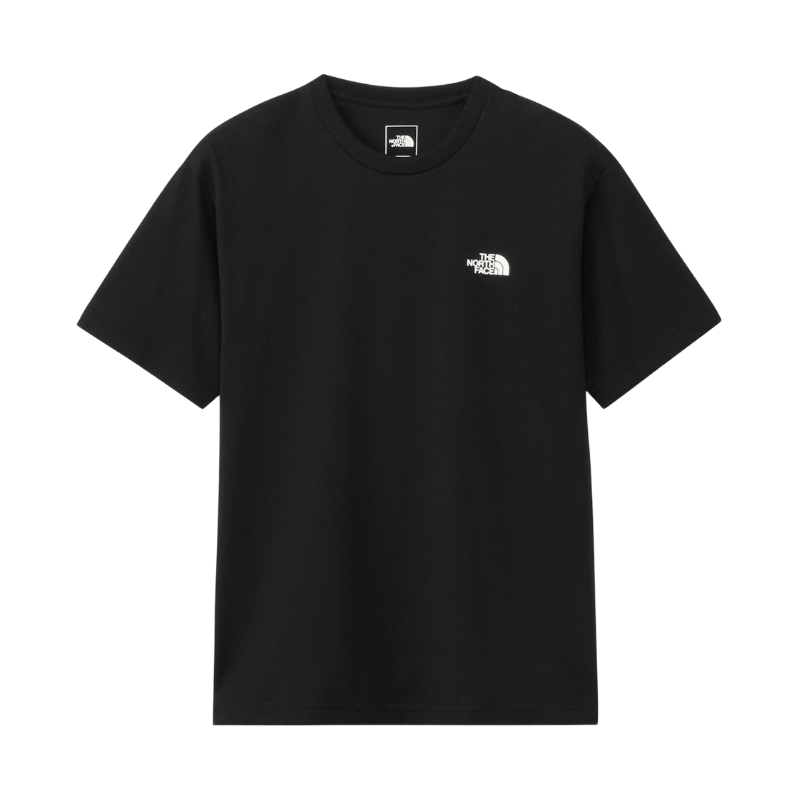 노스페이스 숏슬리브 백 스퀘어 로고 티셔츠 블랙 2(The North Face Short Sleeve Back Square Logo T-Shirt Black 2) - 2