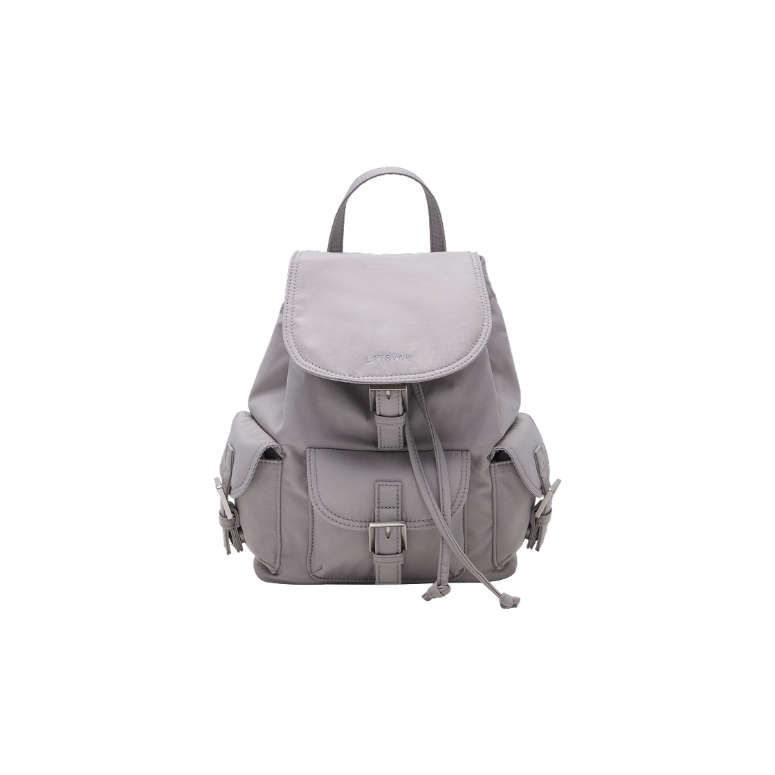 라츠유 노스텔지아 소프트 백팩 그레이(LOTS YOU Nostalgia Soft Backpack GRAY)