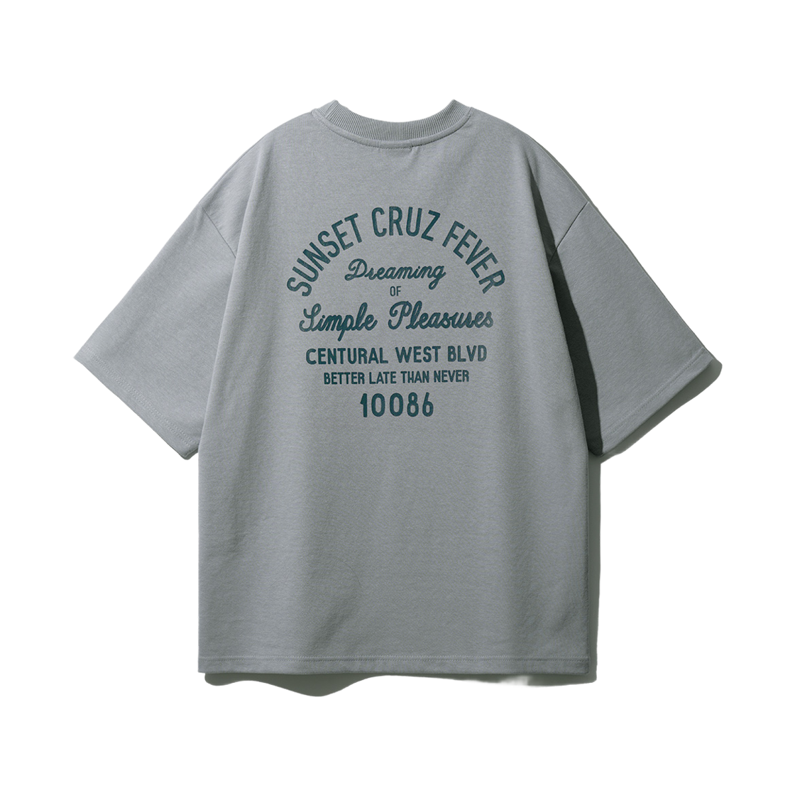 YKST1401_gray_29 FP142 New weave Cruz half sleeve t-shirts gray YKST1401