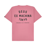 Deus Ex Machina Tokyo College Address T-Shirt Pink