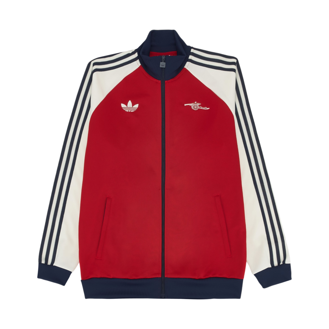아디다스 아스널 FC OG 트랙 탑 베러 스칼렛 오프 화이트 - KR 사이즈 (논 마킹 버전)(Adidas Arsenal FC OG Track Top Better Scarlet Off White - KR Sizing (Non Marking Ver.))