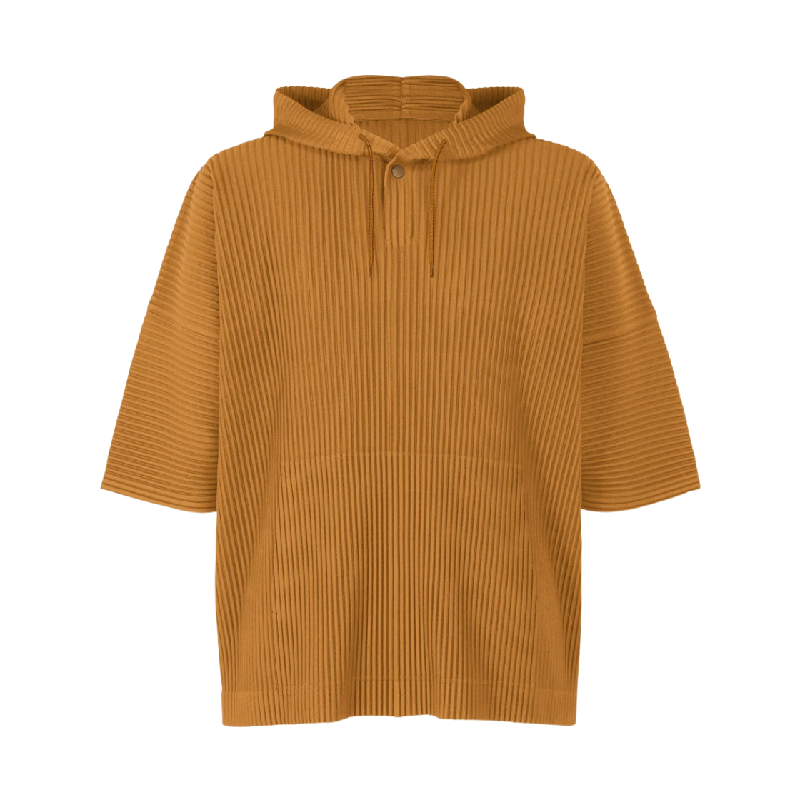 HP66-JK063-45 Homme Plisse Issey Miyake MC June Hooded Venice Boat Brown