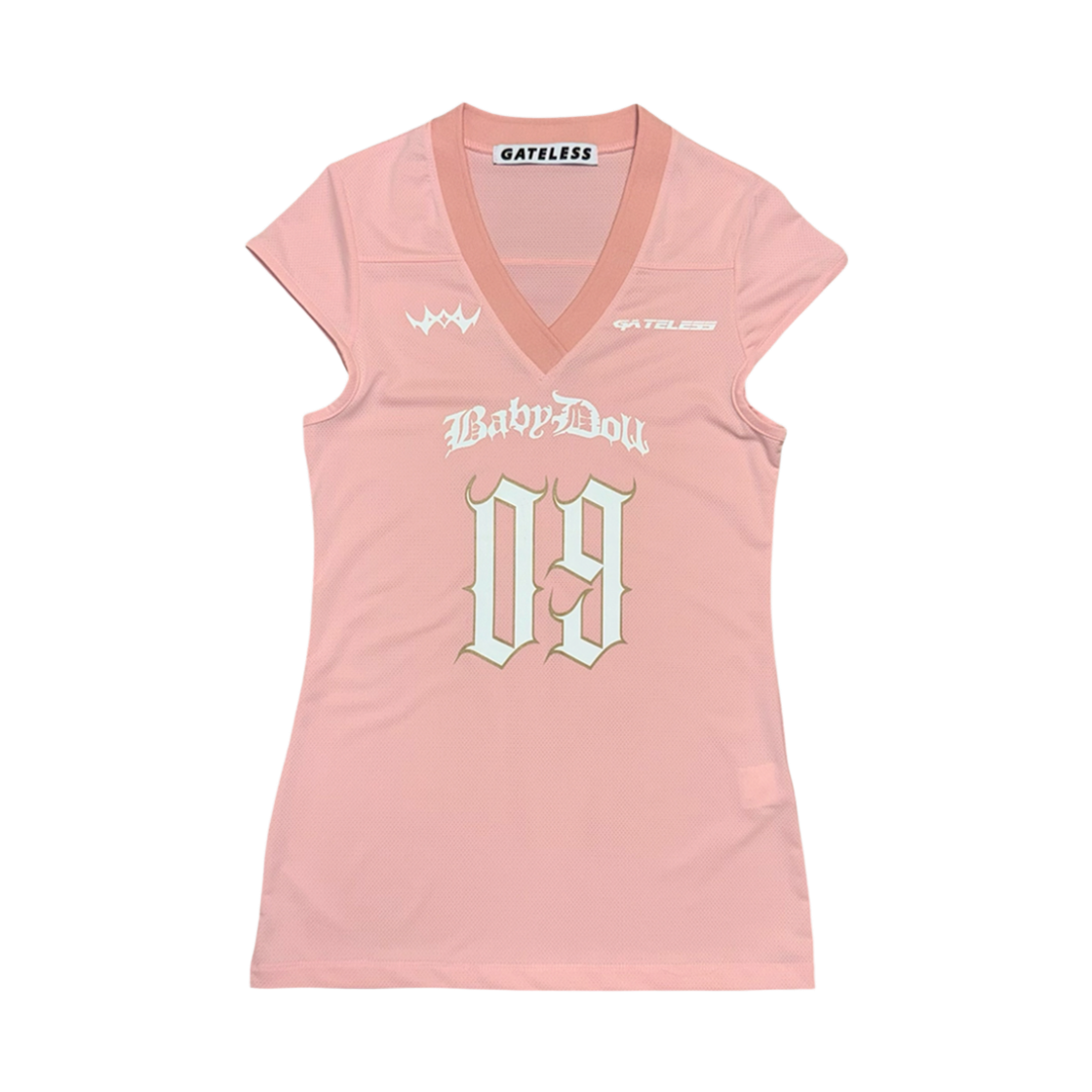 게이트리스 베이비돌 미니 티-핑크(Gateless Babydoll Mini T-shirt-Pink)