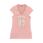 Gateless Babydoll Mini T-shirt-Pink