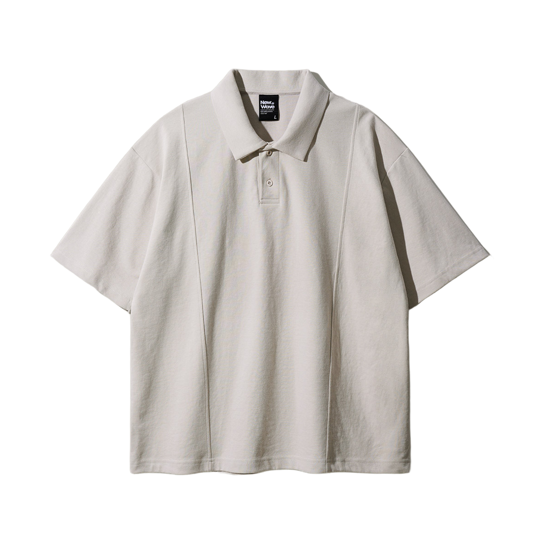 YKST1453_stonebeige_29 FP142 Double cotton pintuck collar halfsleev t-shirts stonebeige YKST1453