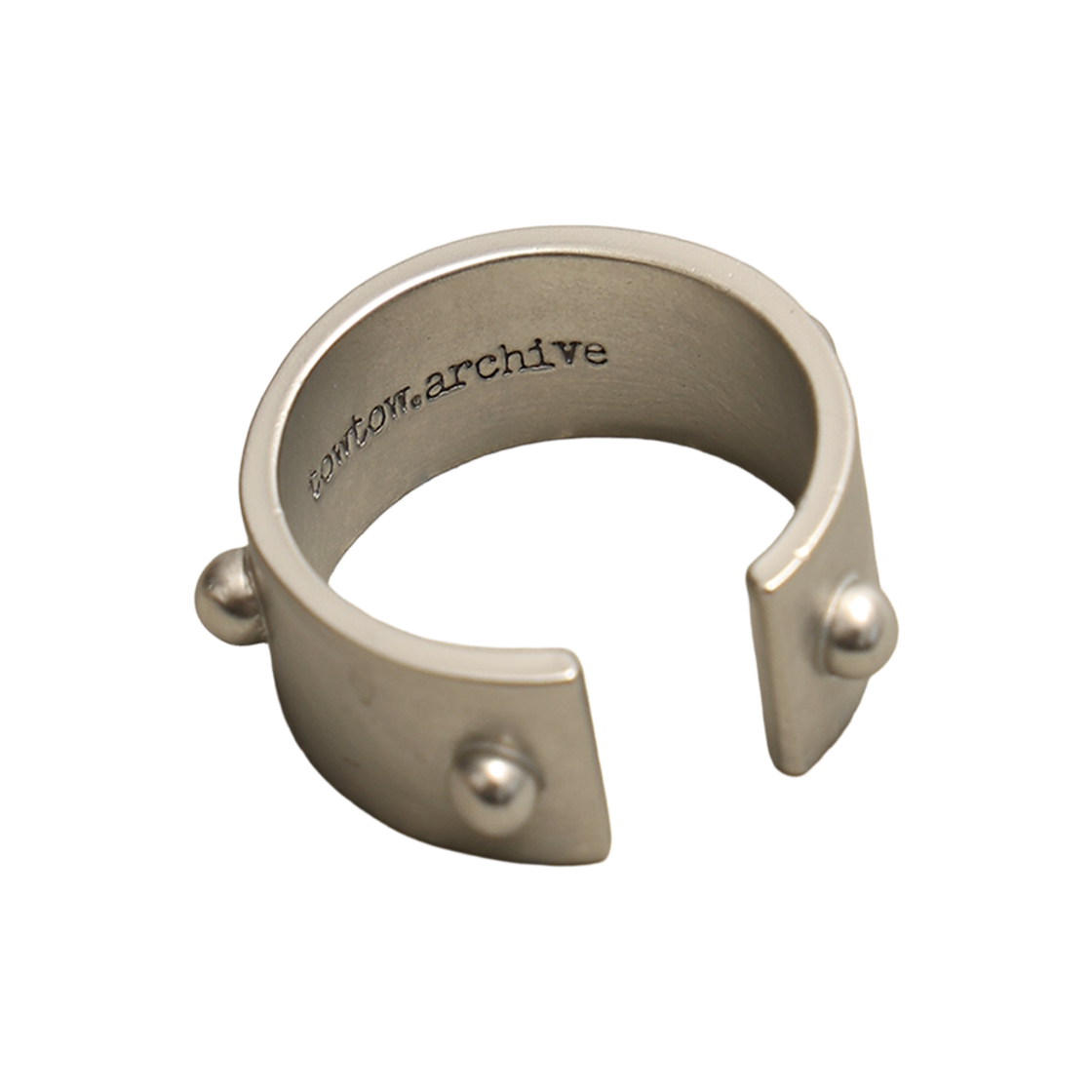 토우토우아카이브 밀렛 커프 반지 실버(TOWTOW.ARCHIVE Millet Cuff Ring Silver) - 4