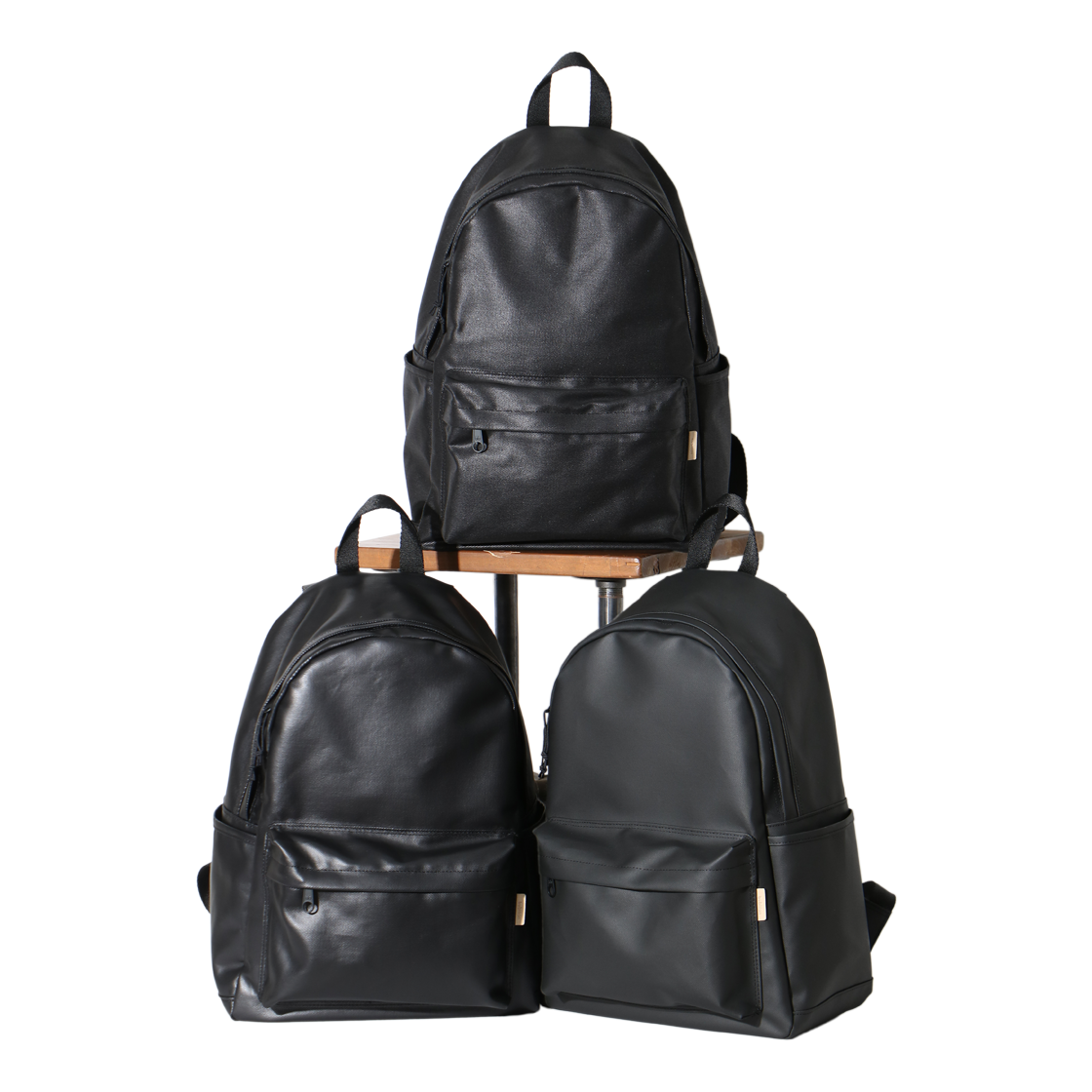 버빌리안 도미닉 트리플 백팩 블랙(Bubilian Dominick Triple Backpack Black)