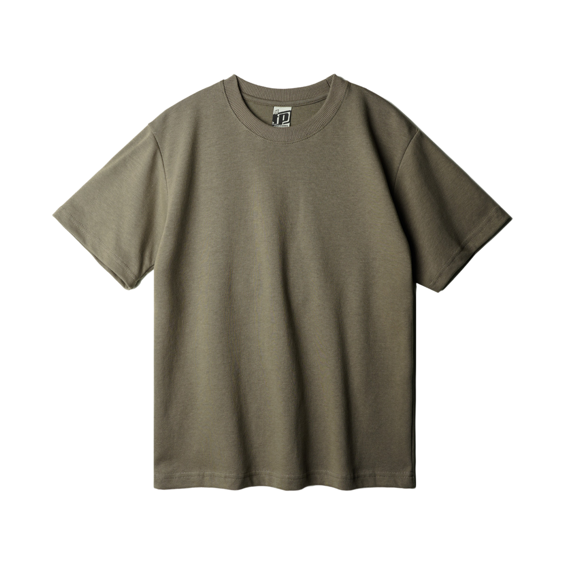 KHST1524_ashkhaki_k FP142 Regular Double Cotton Muji Short Sleeve Ashkhaki KHST1524