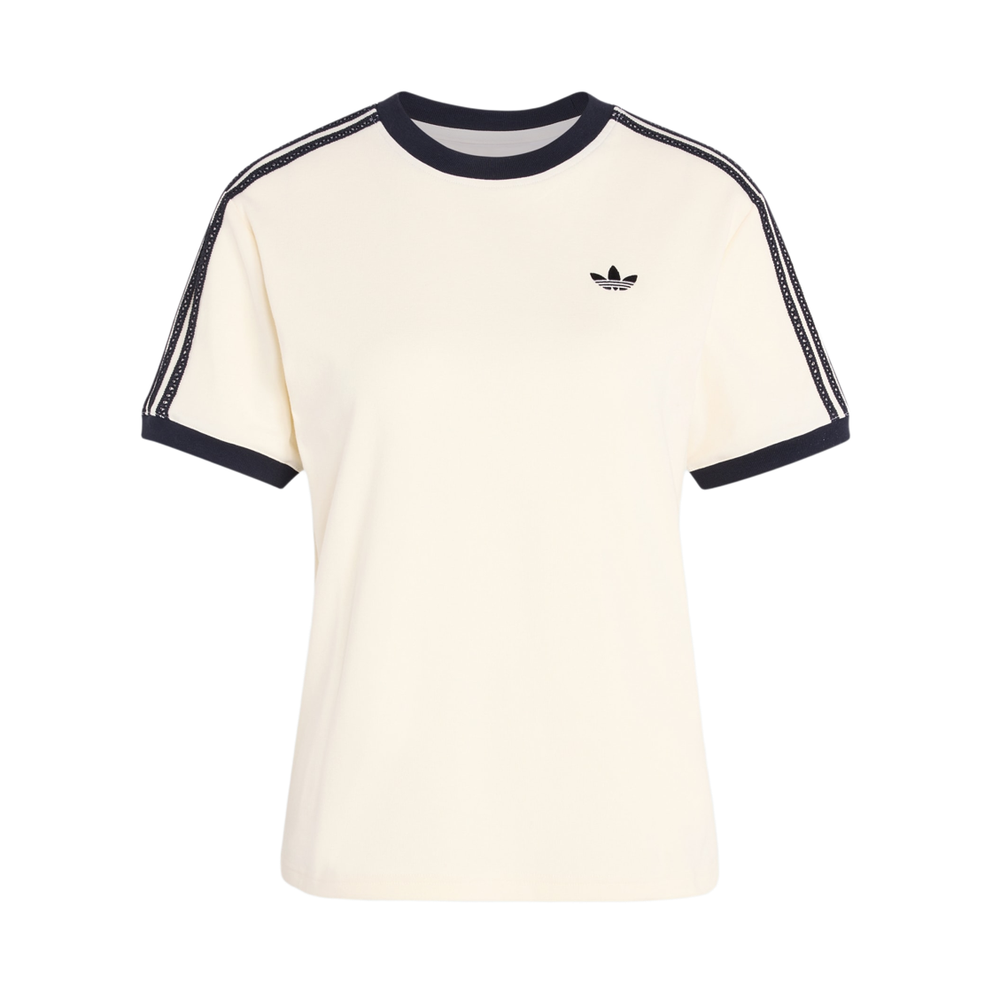 KX1881 (W) Adidas 3-Stripes T-Shirt Cream White - KR Sizing