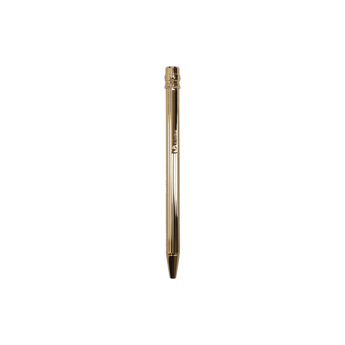 IT7B4RPOUUKB Cartier Santos de Cartier Ballpoint Pen 18K Gold Finish Metal