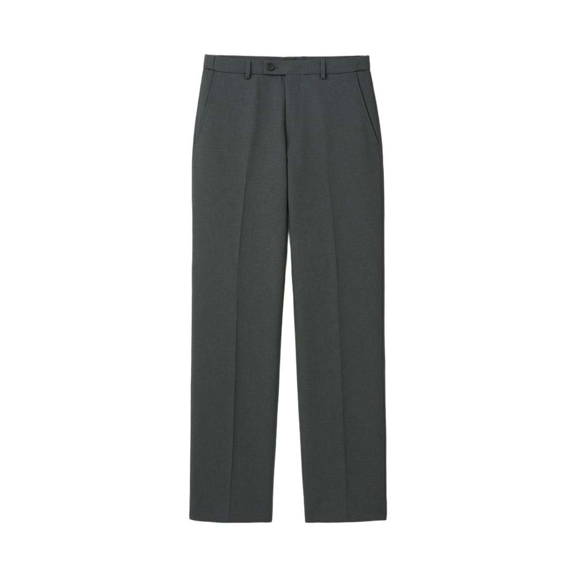 커스텀멜로우 레귤러 핏 텍스처드 셋업 팬츠 다크 그레이(Customellow Regular Fit Textured Setup Pants Dark Gray) - 1